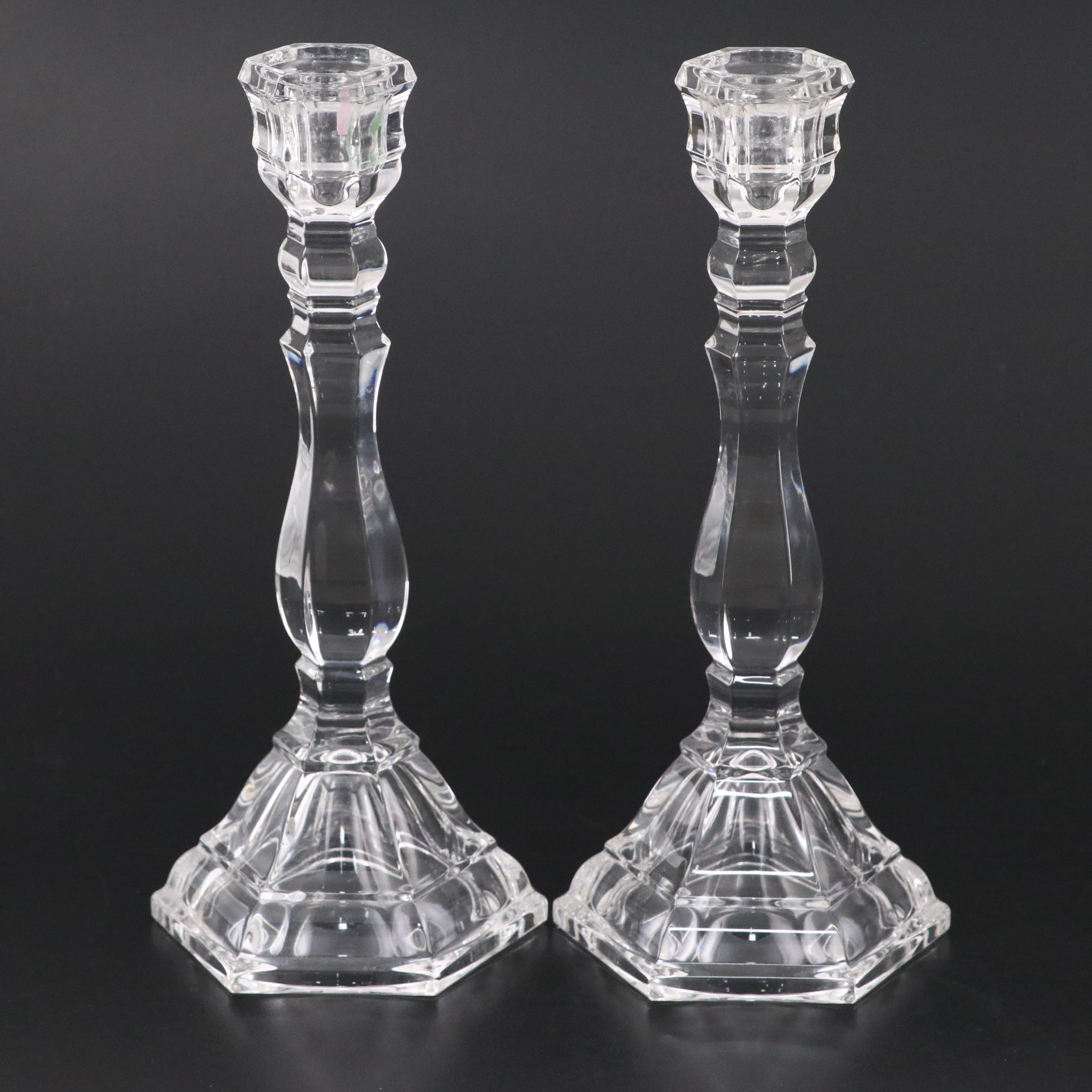 Tiffany & Co Crystal Bowl and Candleholders with Gorham "Althea" Bowl