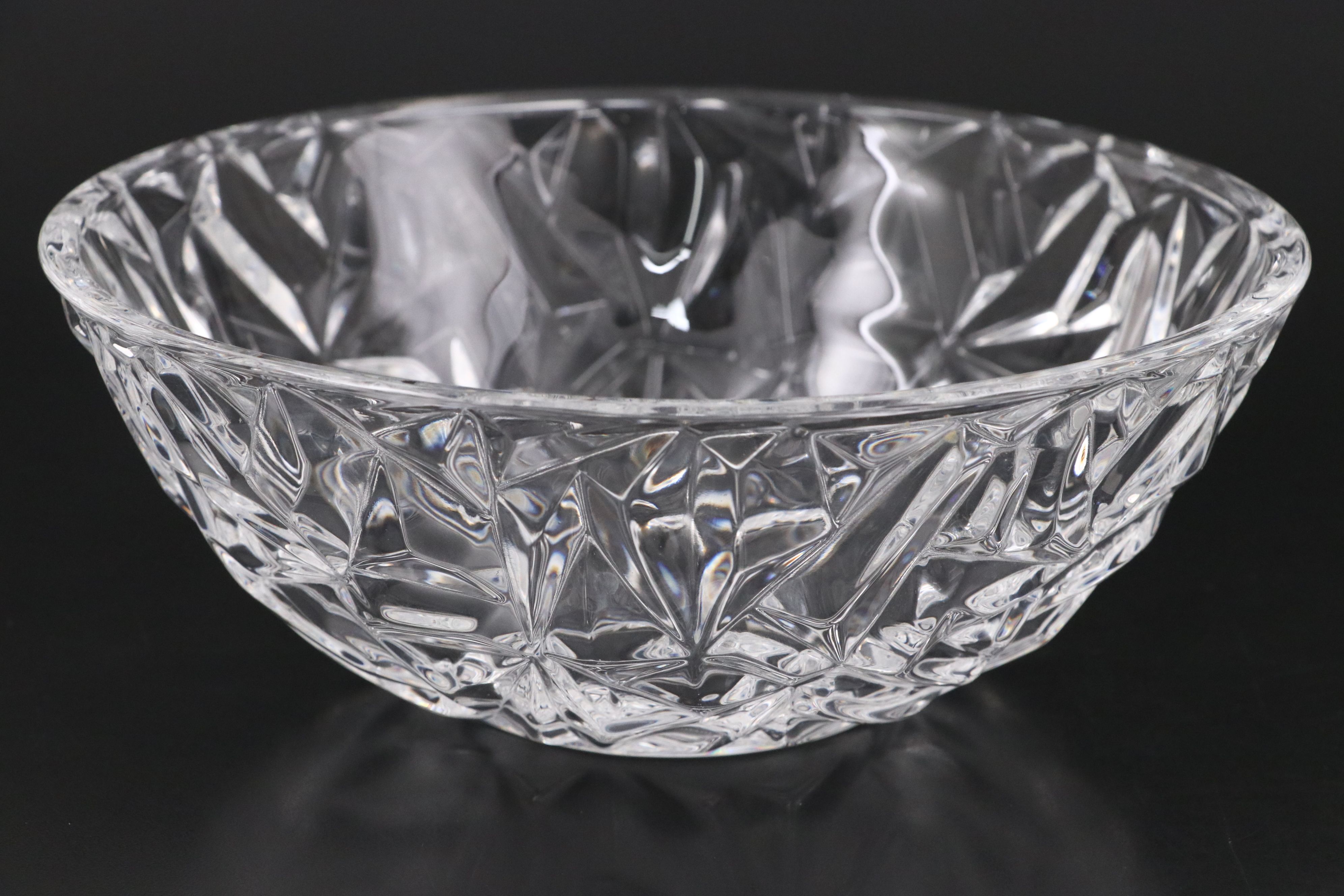 Tiffany & Co Crystal Bowl and Candleholders with Gorham "Althea" Bowl
