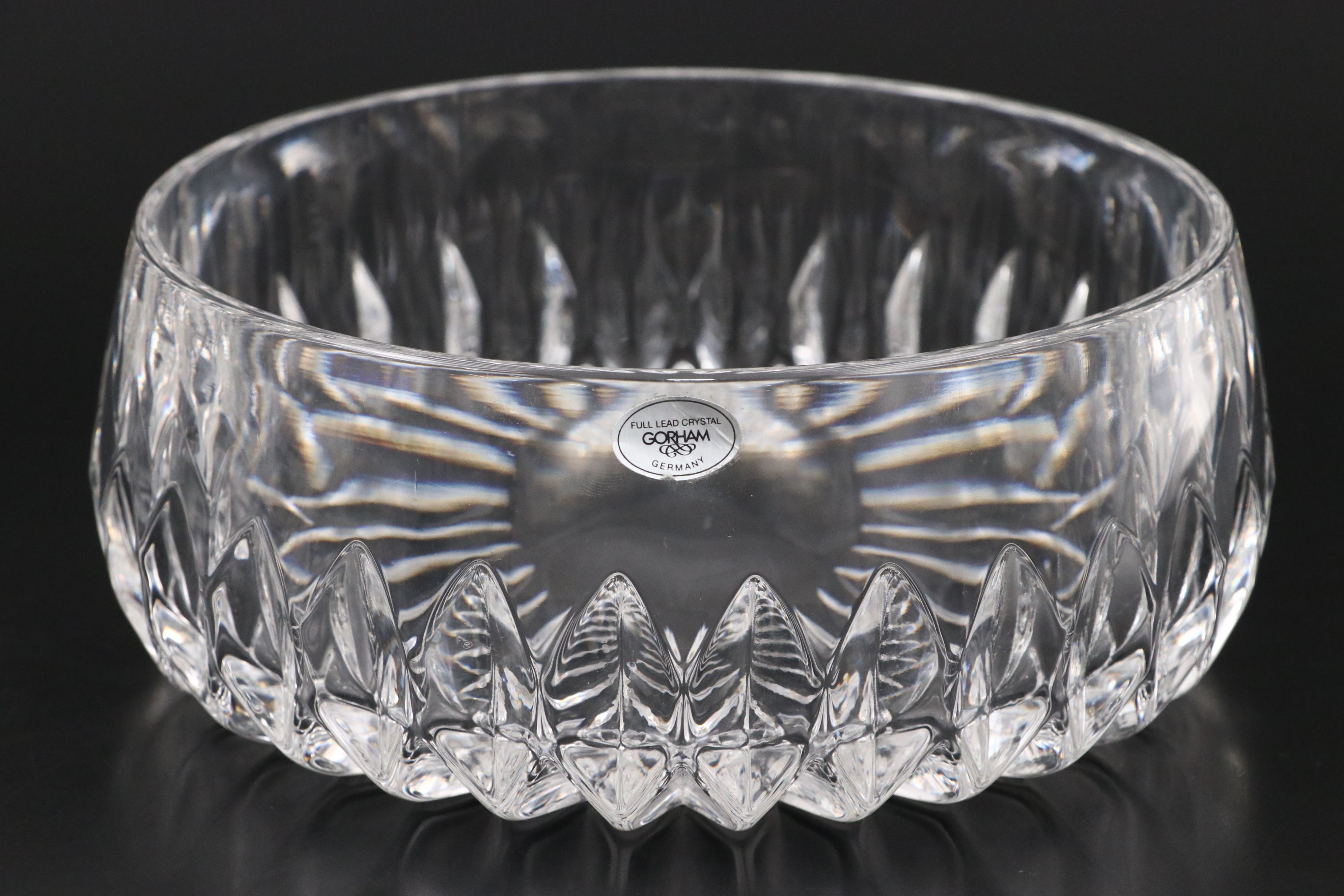 Tiffany & Co Crystal Bowl and Candleholders with Gorham "Althea" Bowl