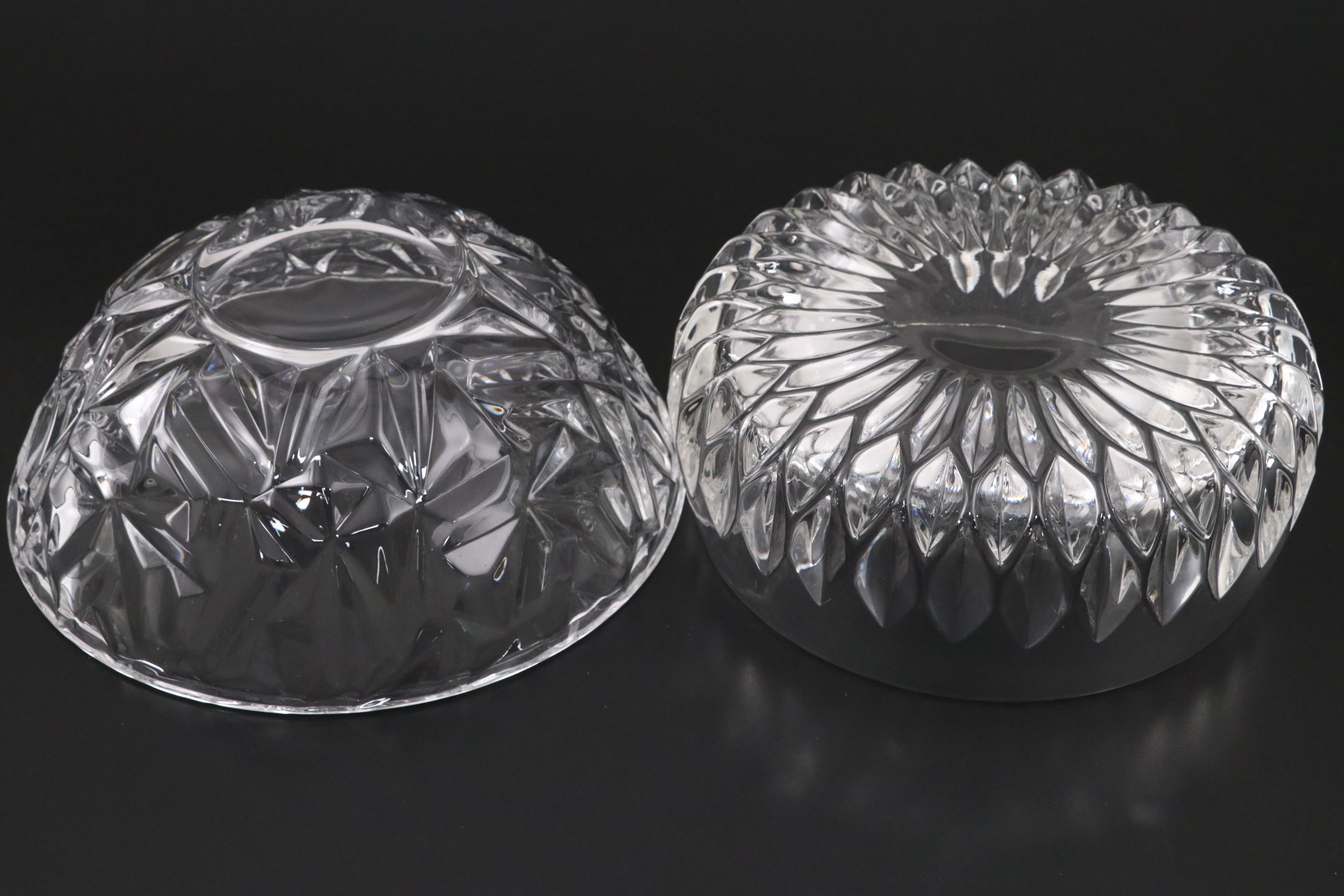 Tiffany & Co Crystal Bowl and Candleholders with Gorham "Althea" Bowl