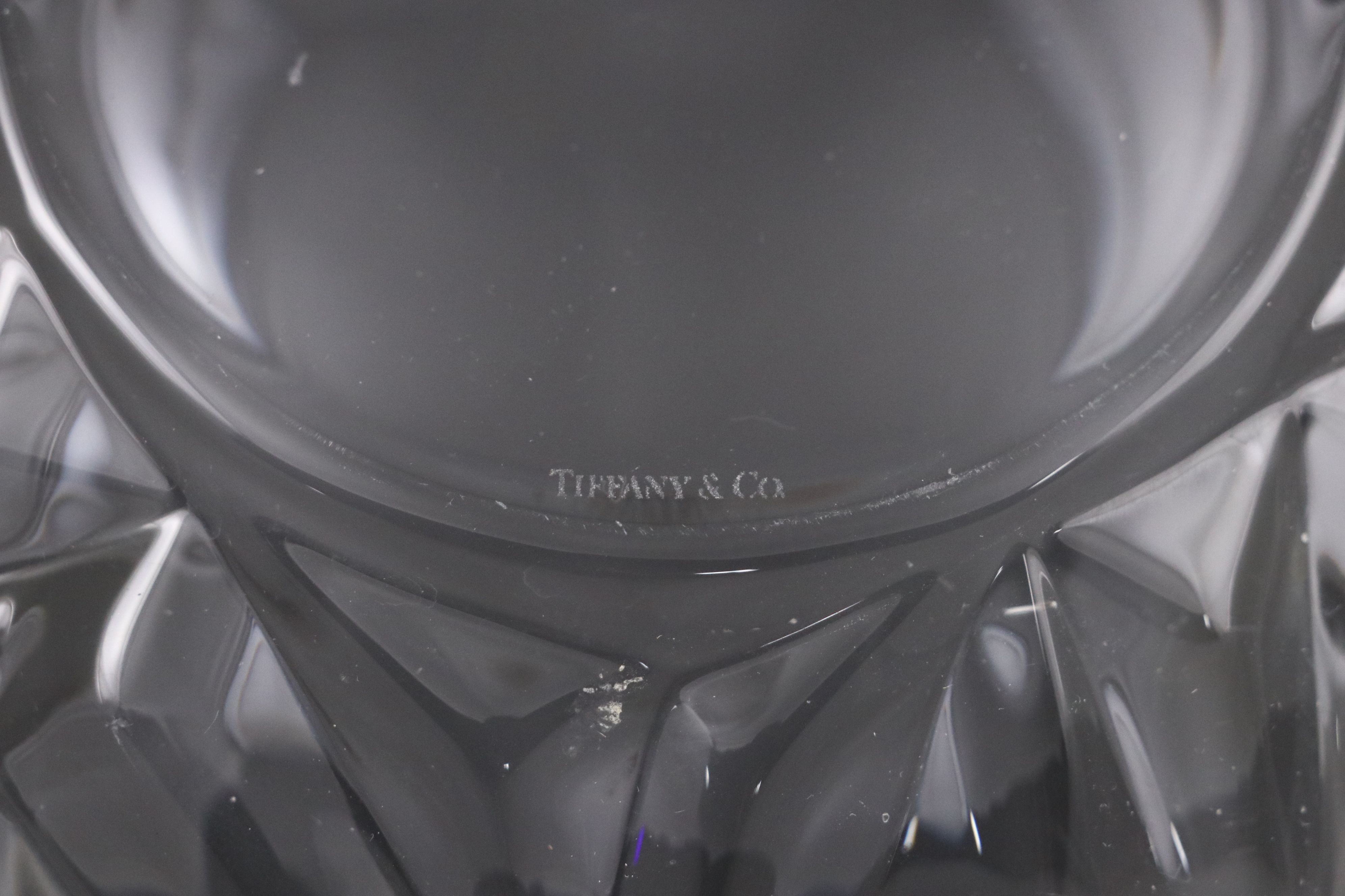 Tiffany & Co Crystal Bowl and Candleholders with Gorham "Althea" Bowl