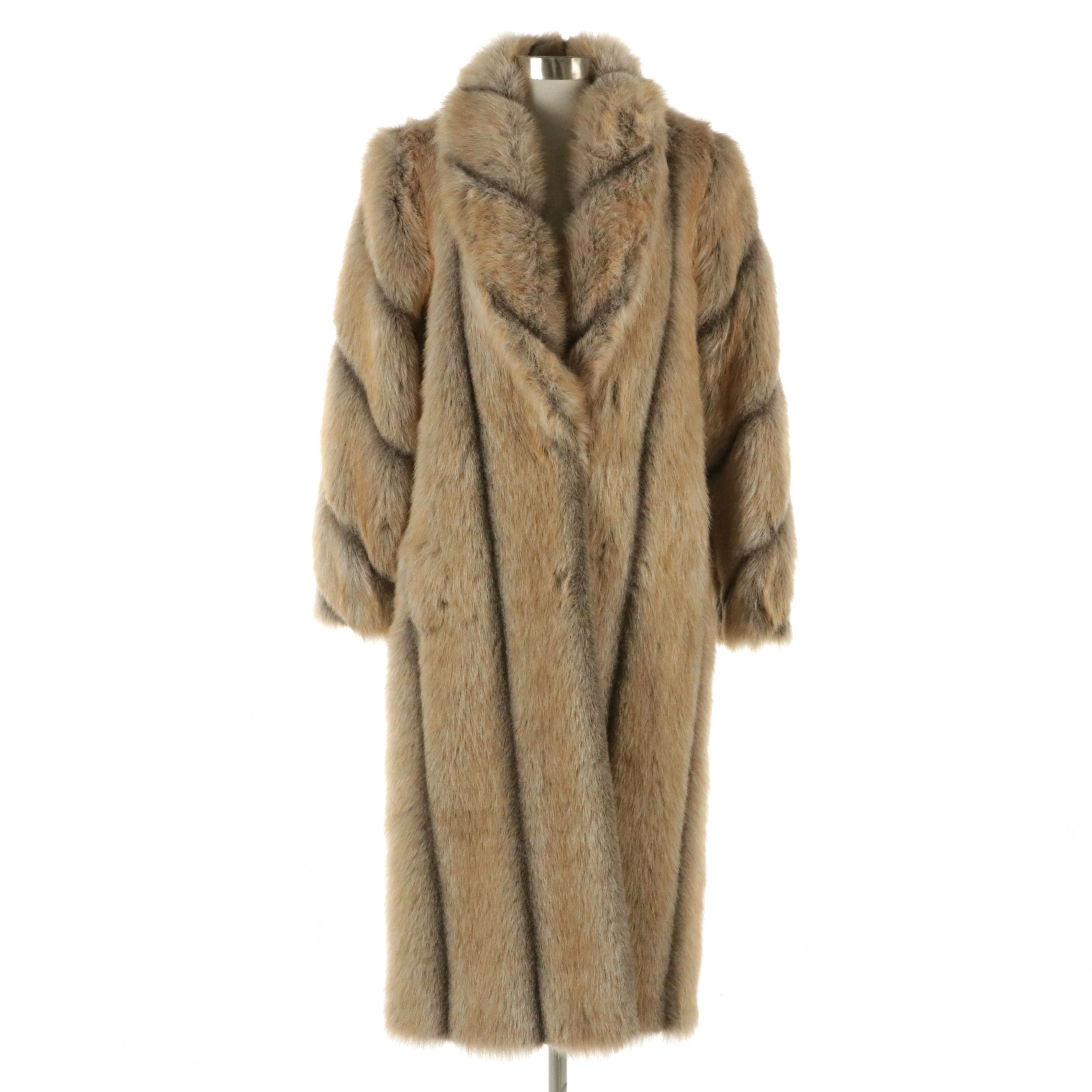 Donna Salyers Fabulous Furs Faux Fur Coat