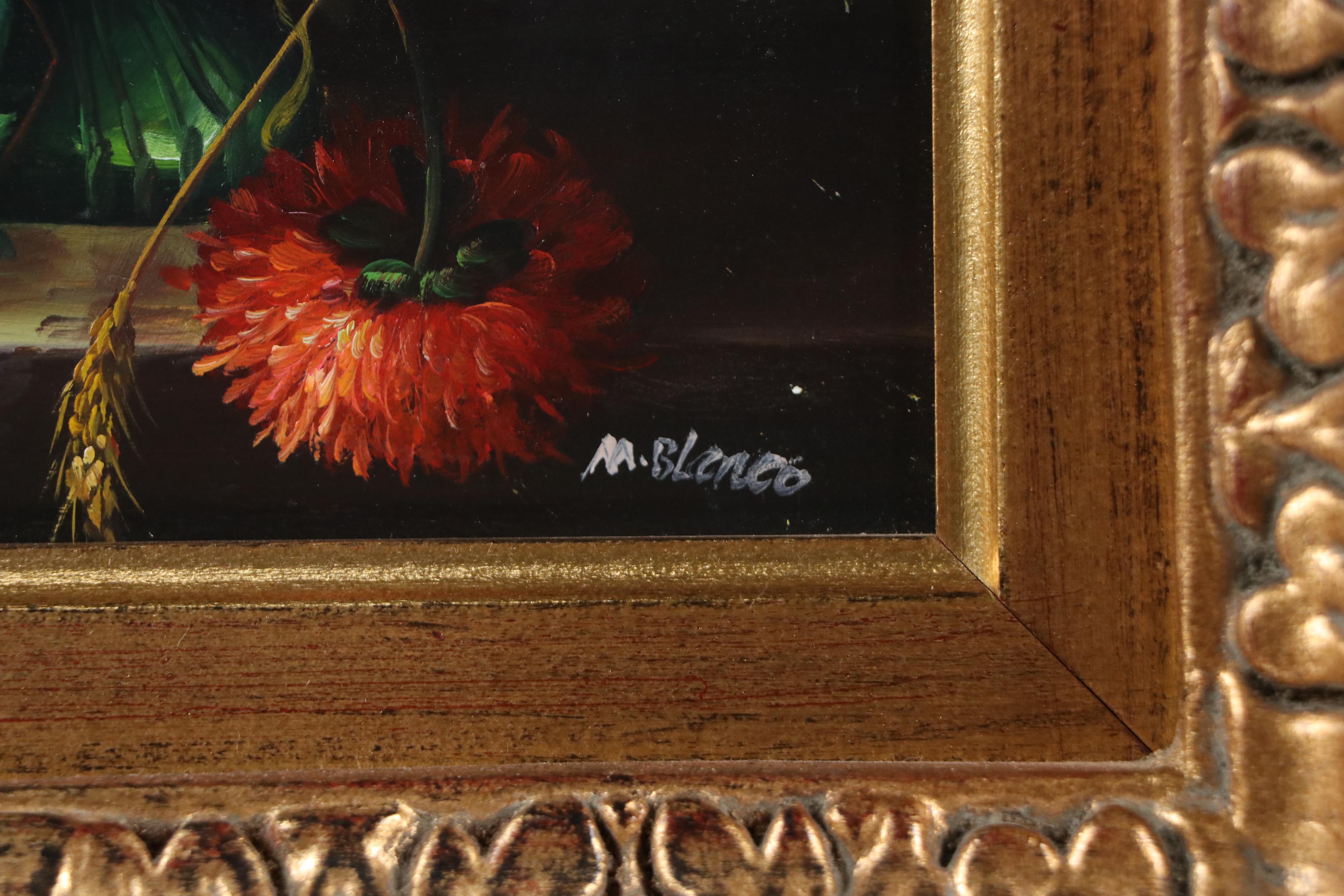 Dutch Style Floral Still Life Oil Painting, 21st Century