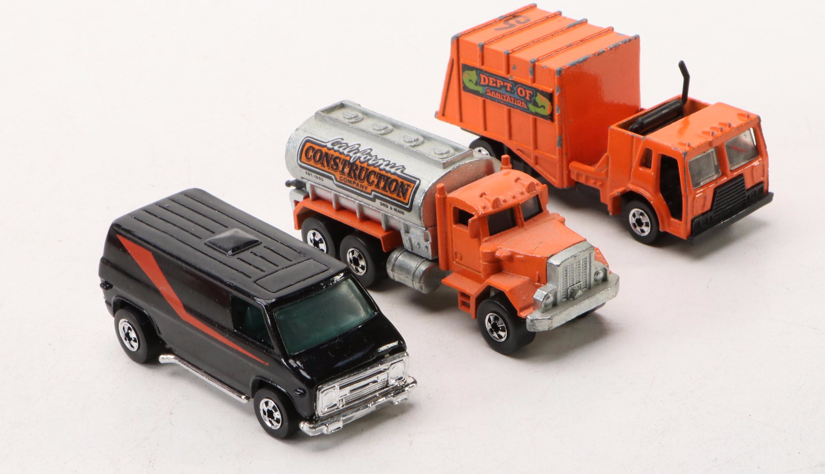 Hot Wheels "Trash Truck," "Peterbilt" and More Toy Cars