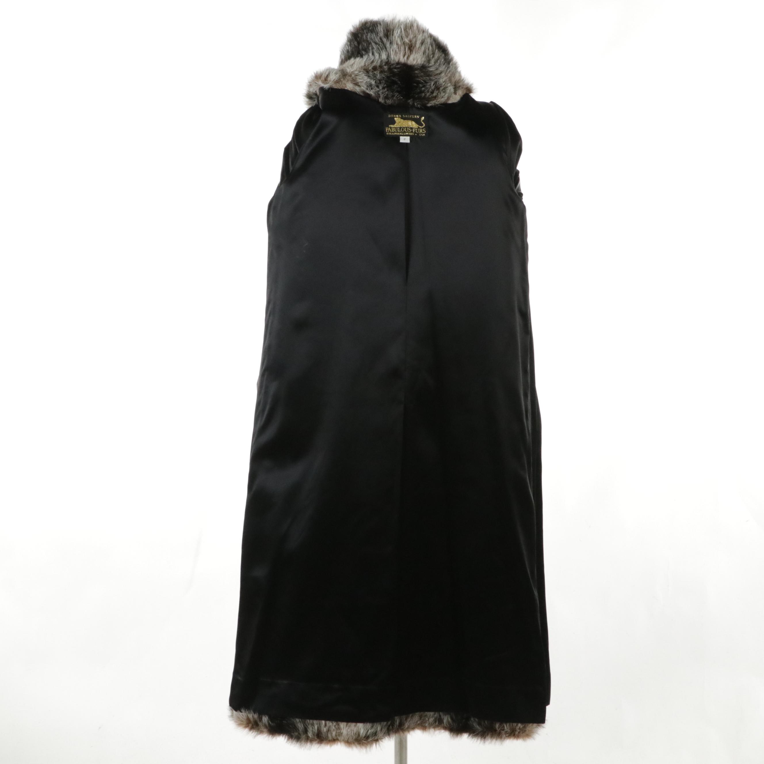 Donna Salyers Fabulous Furs Faux Fur Coat