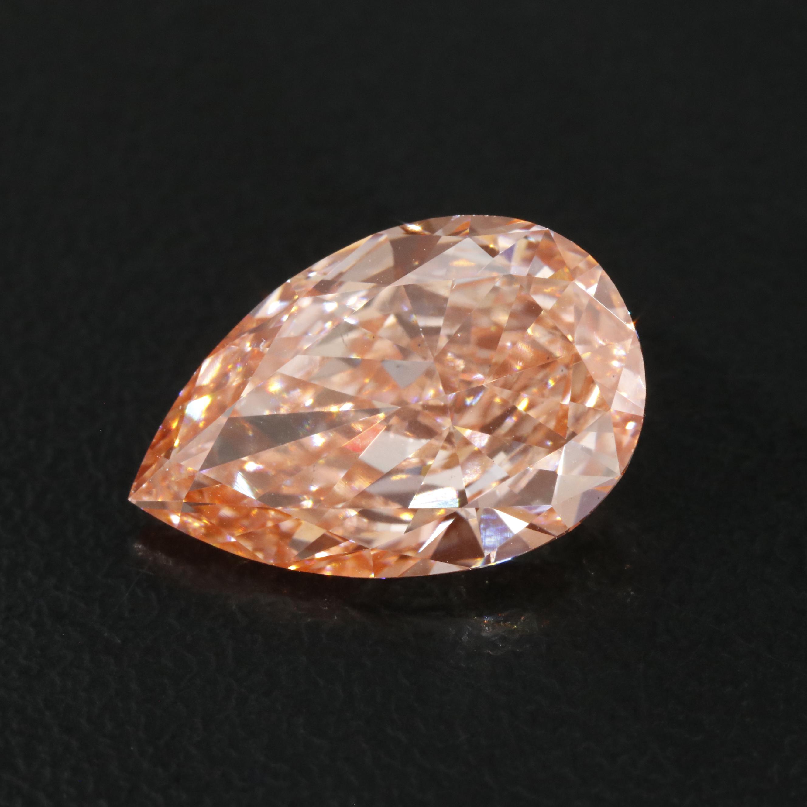 Loose 5.25 CT Fancy Pink Lab Grown Diamond