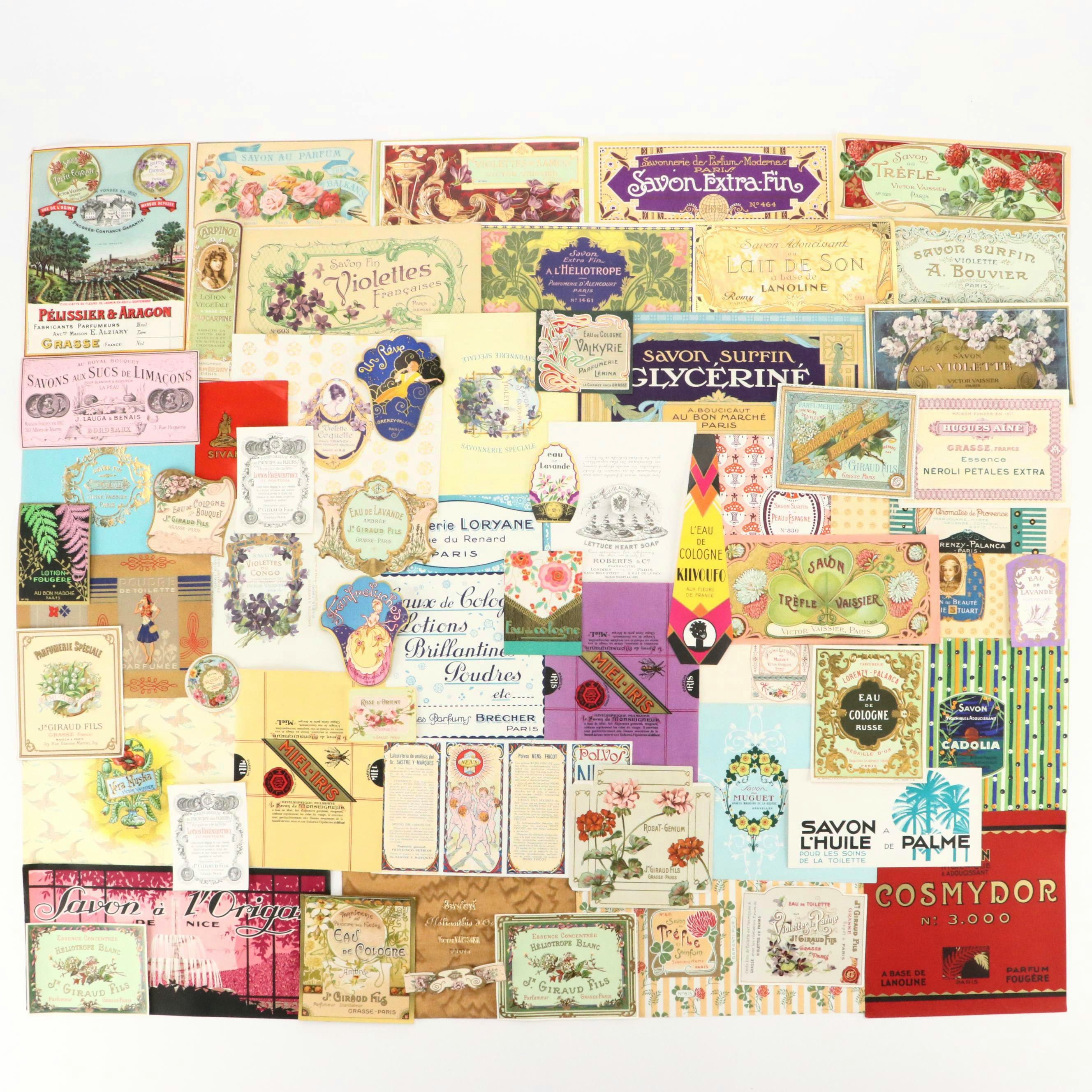 Victor Vaissier, J. Giraud Fils with Other Perfume and Soap Labels