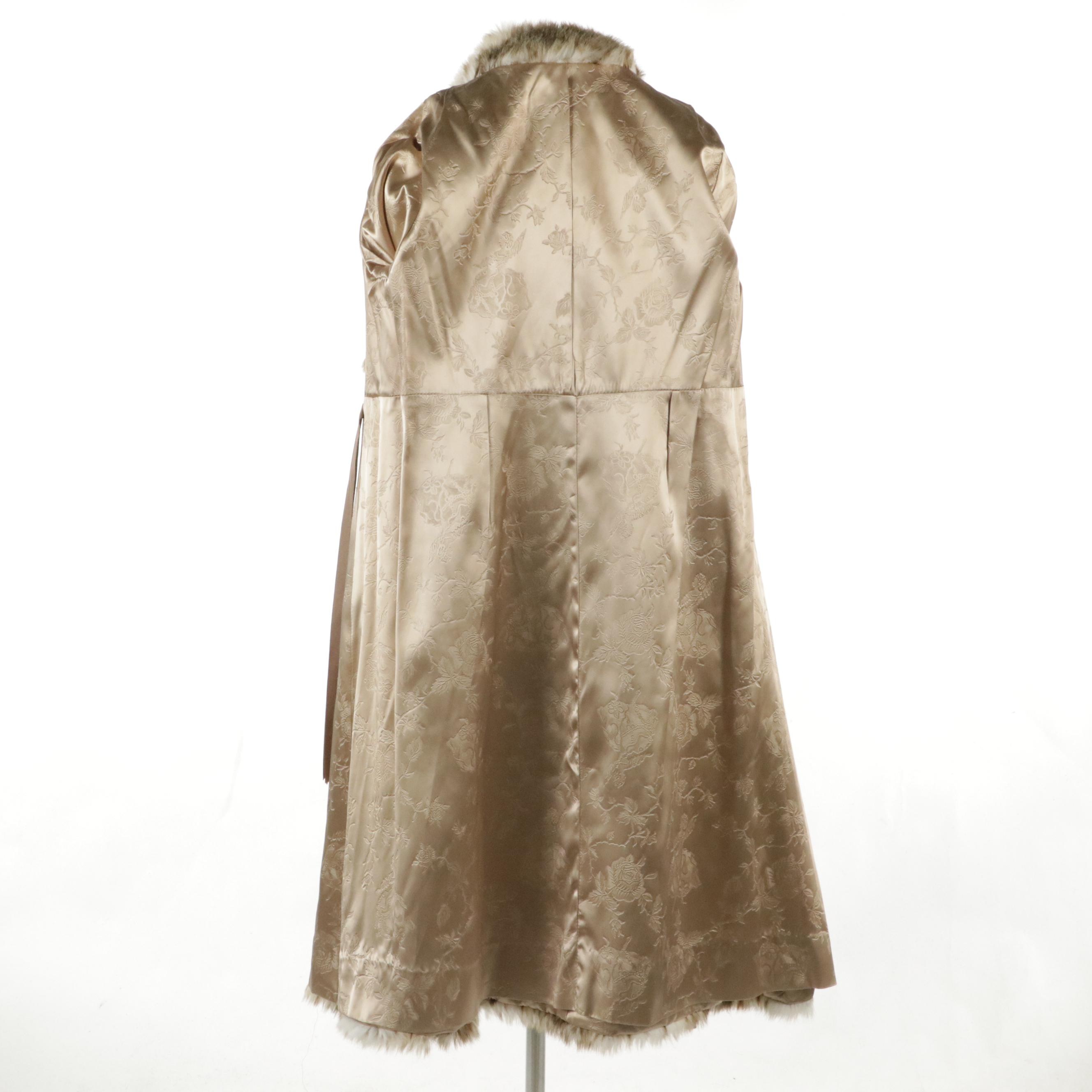 Russel Taylor Faux Fur Stroller Coat