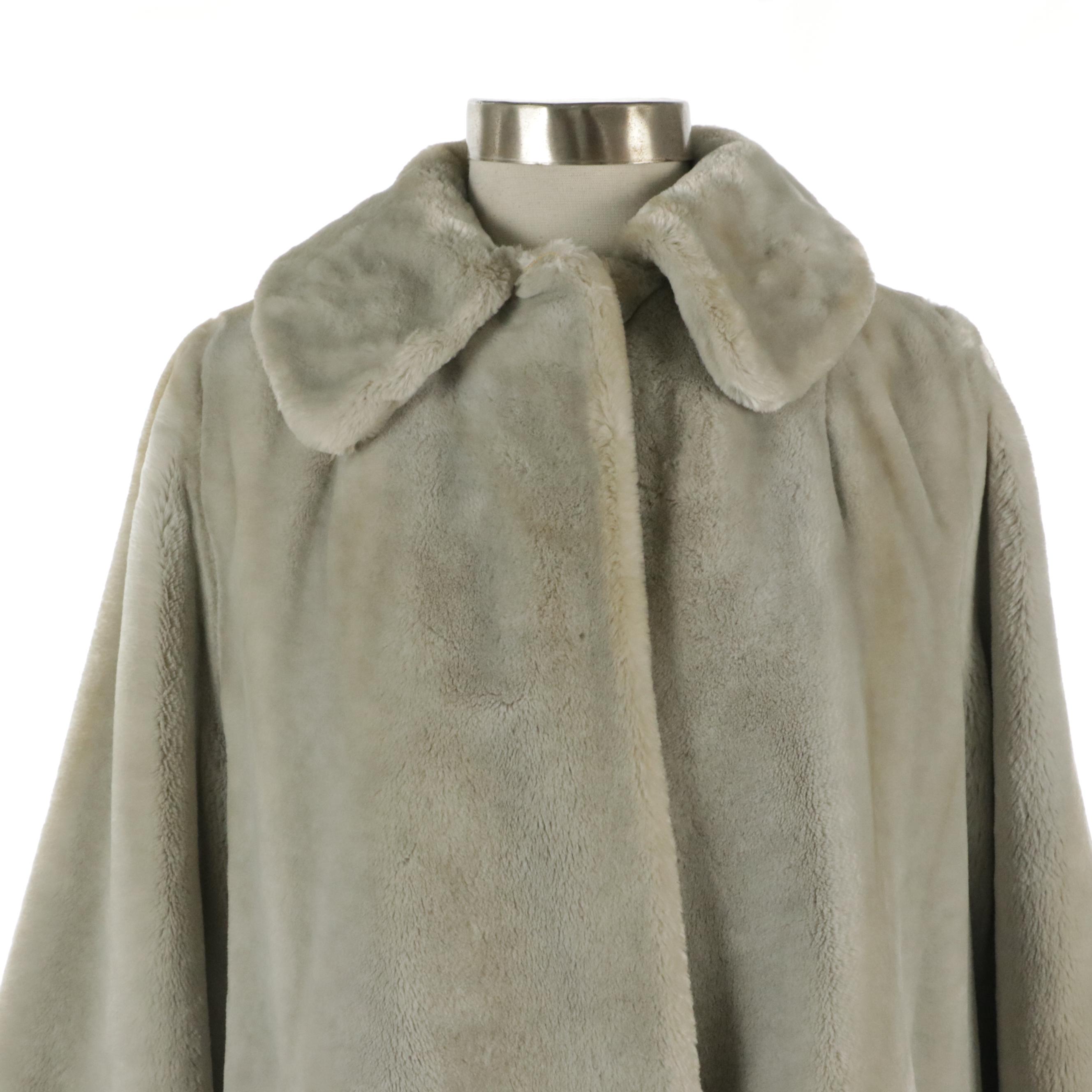 Cloud No. 9 by Collins & Aikman Faux Fur Swing Coat