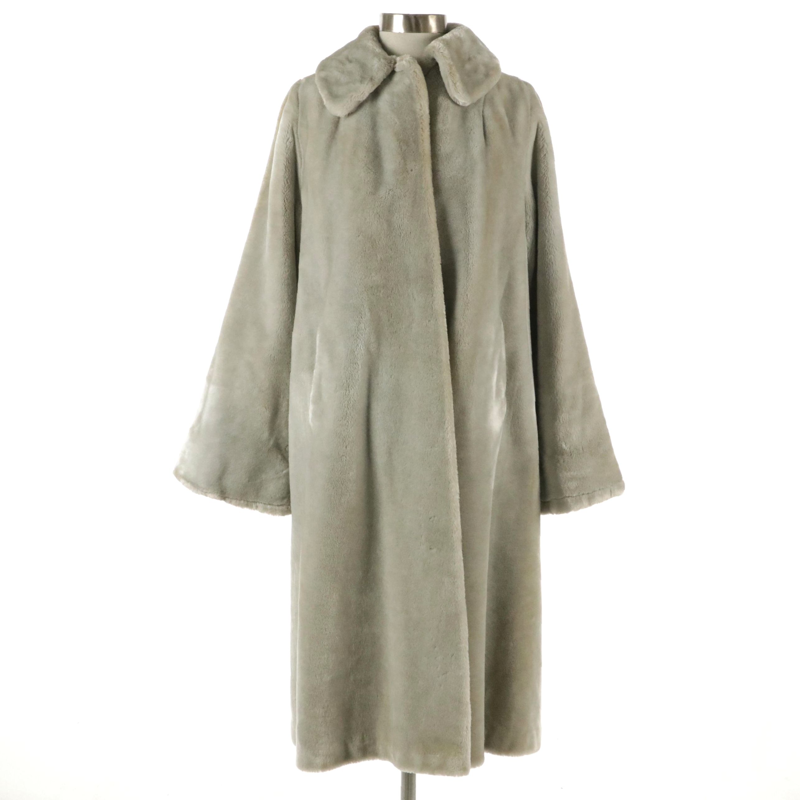 Cloud No. 9 by Collins & Aikman Faux Fur Swing Coat