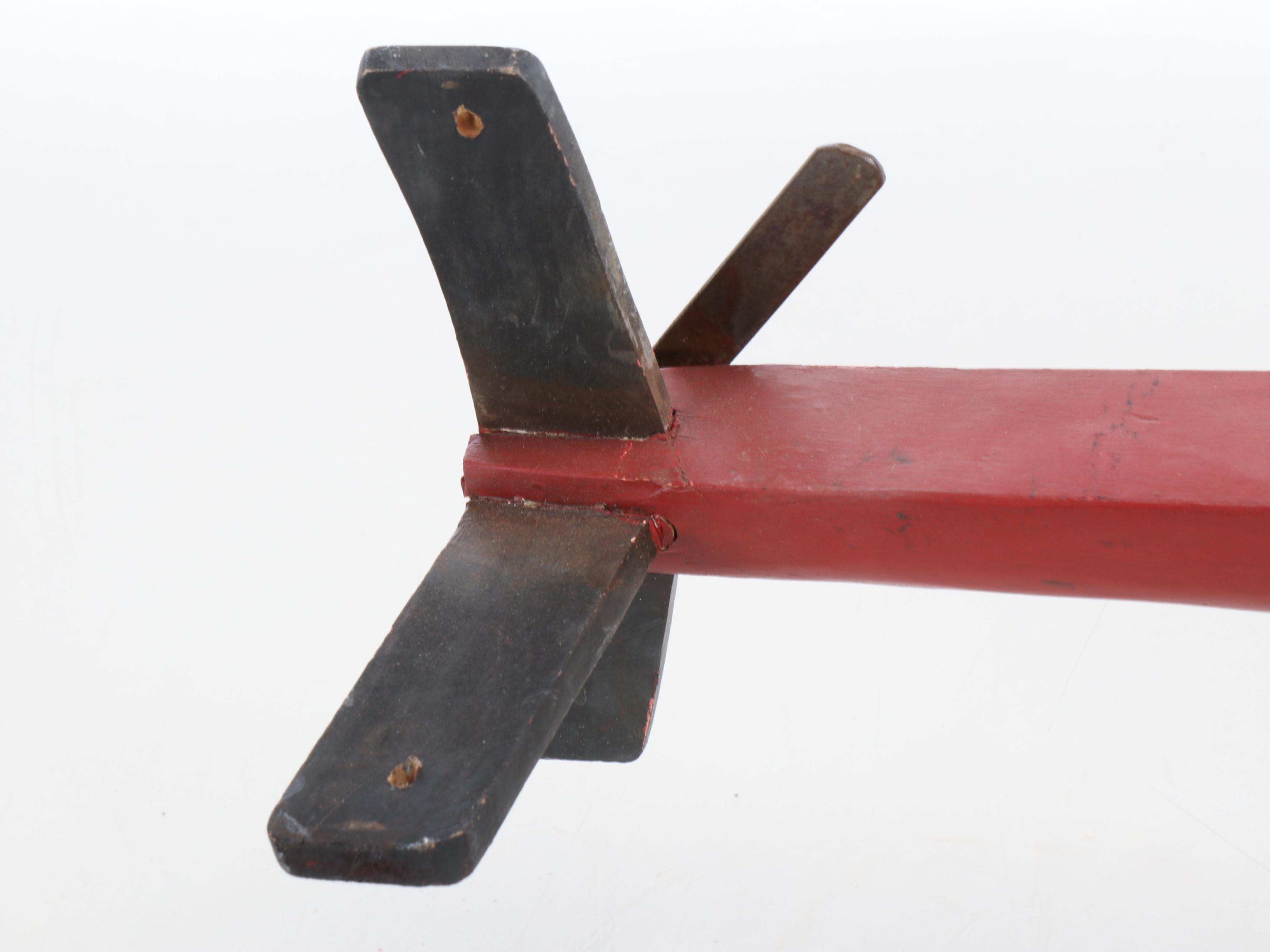 Hughes 500 Helicopter Model with Pilot, Mid-20th Century