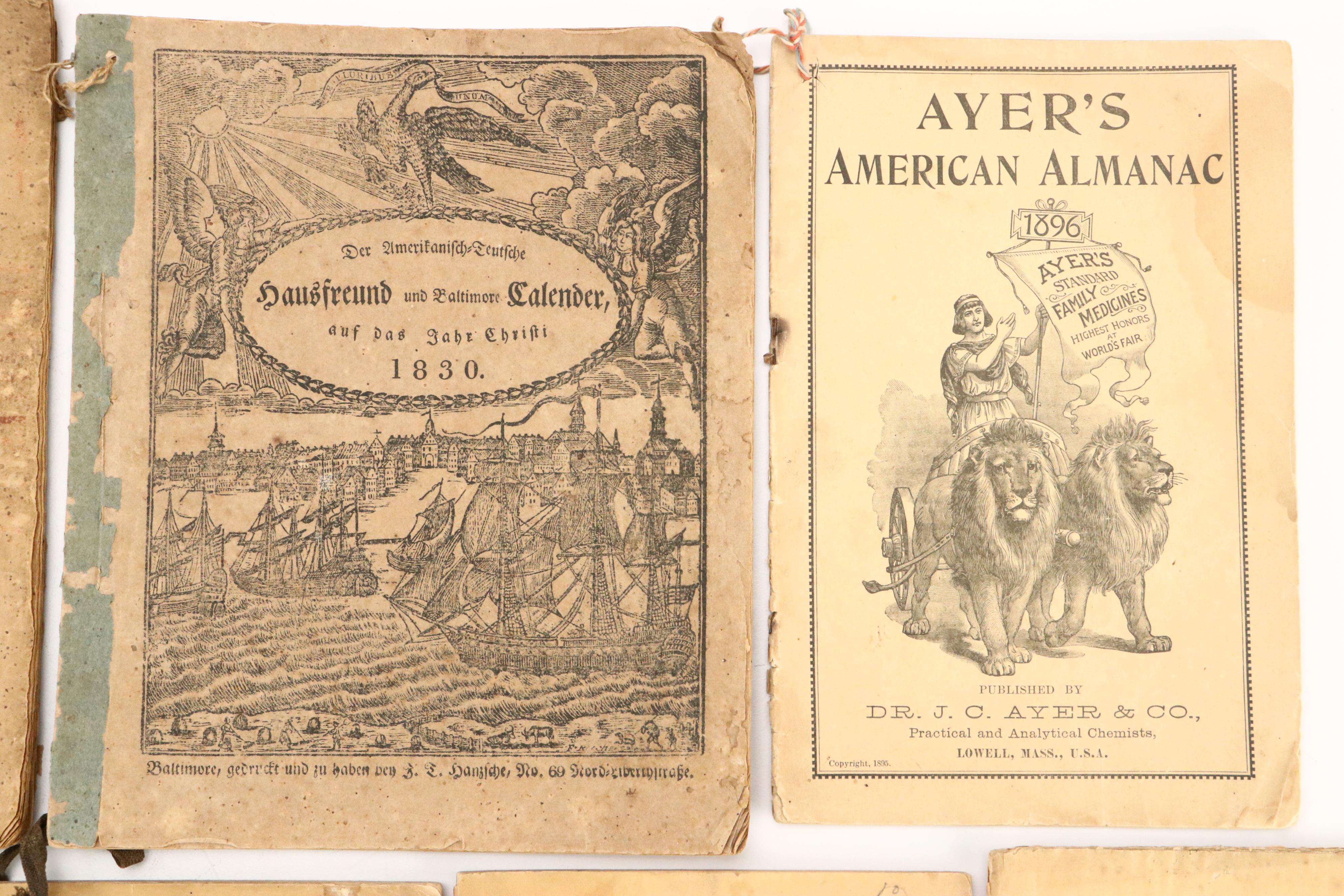 "The Old Farmers Almanac" and More Almanacs, 1791-1928