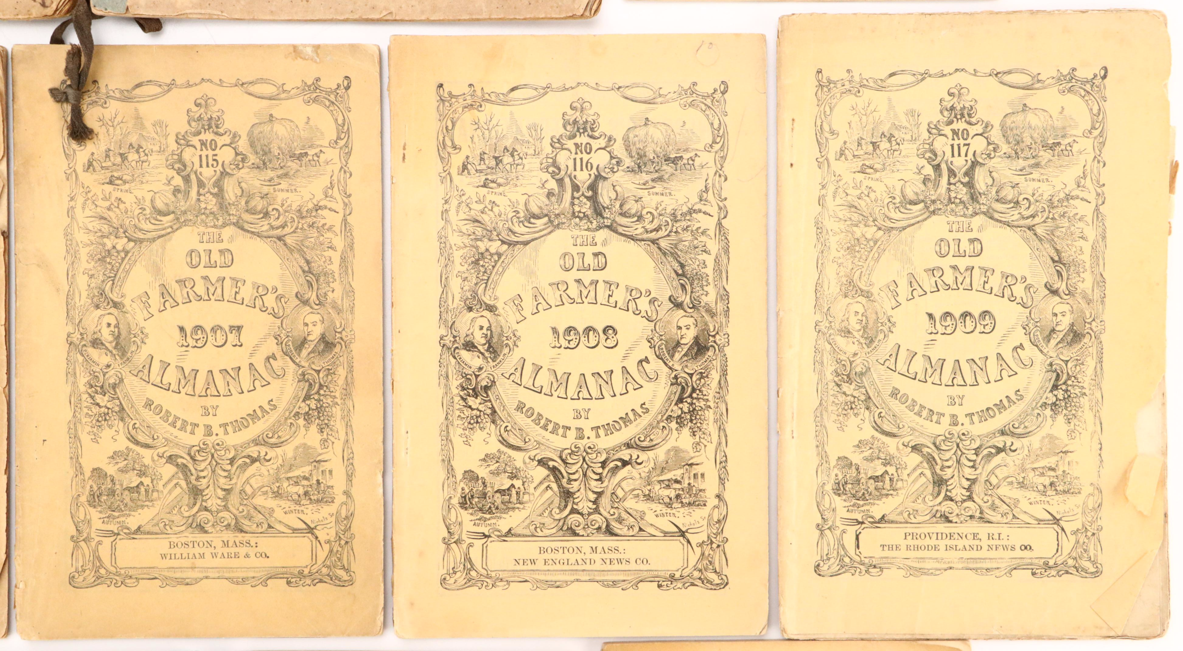 "The Old Farmers Almanac" and More Almanacs, 1791-1928