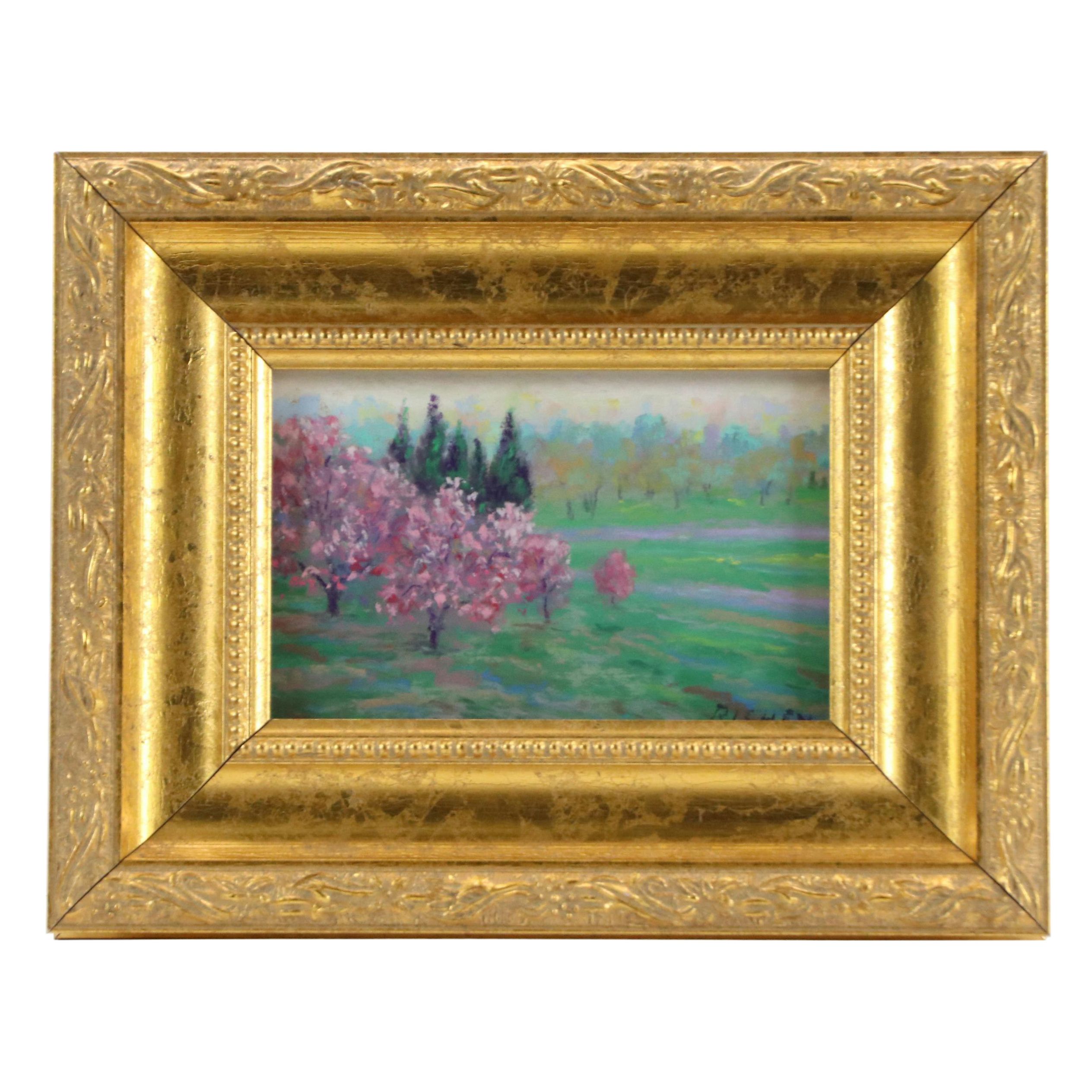 Bob Richey Pastel Landscape Drawing