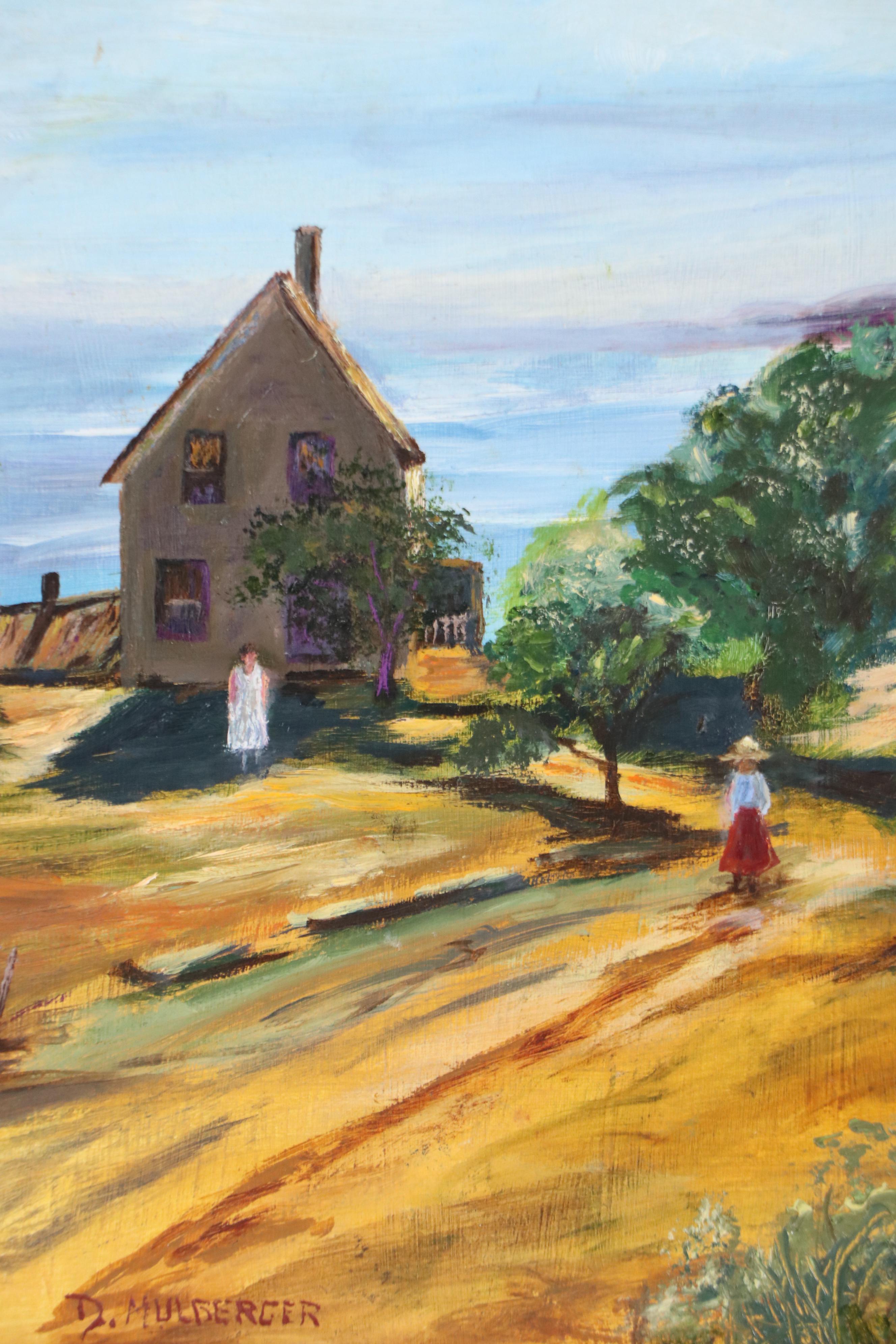 Rural Landscape Oil Painting "A Summer Morning"