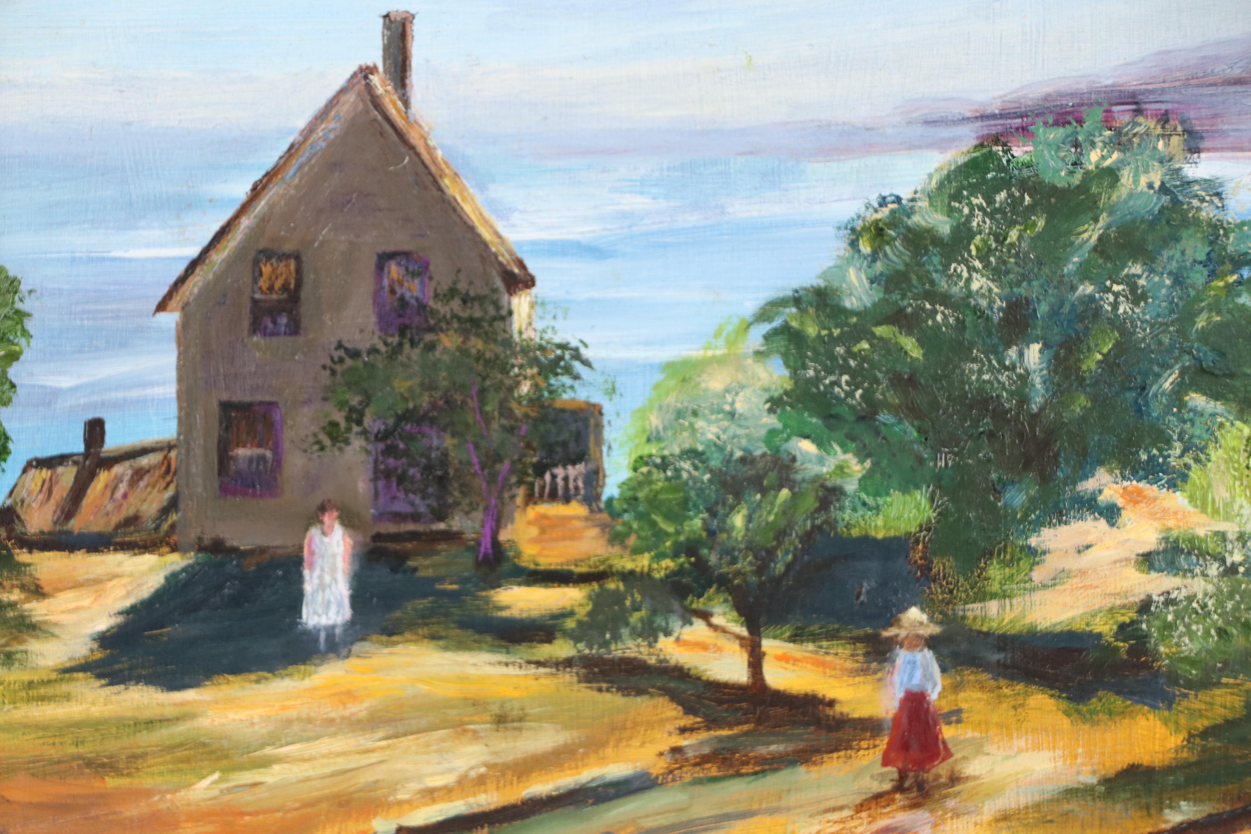 Rural Landscape Oil Painting "A Summer Morning"