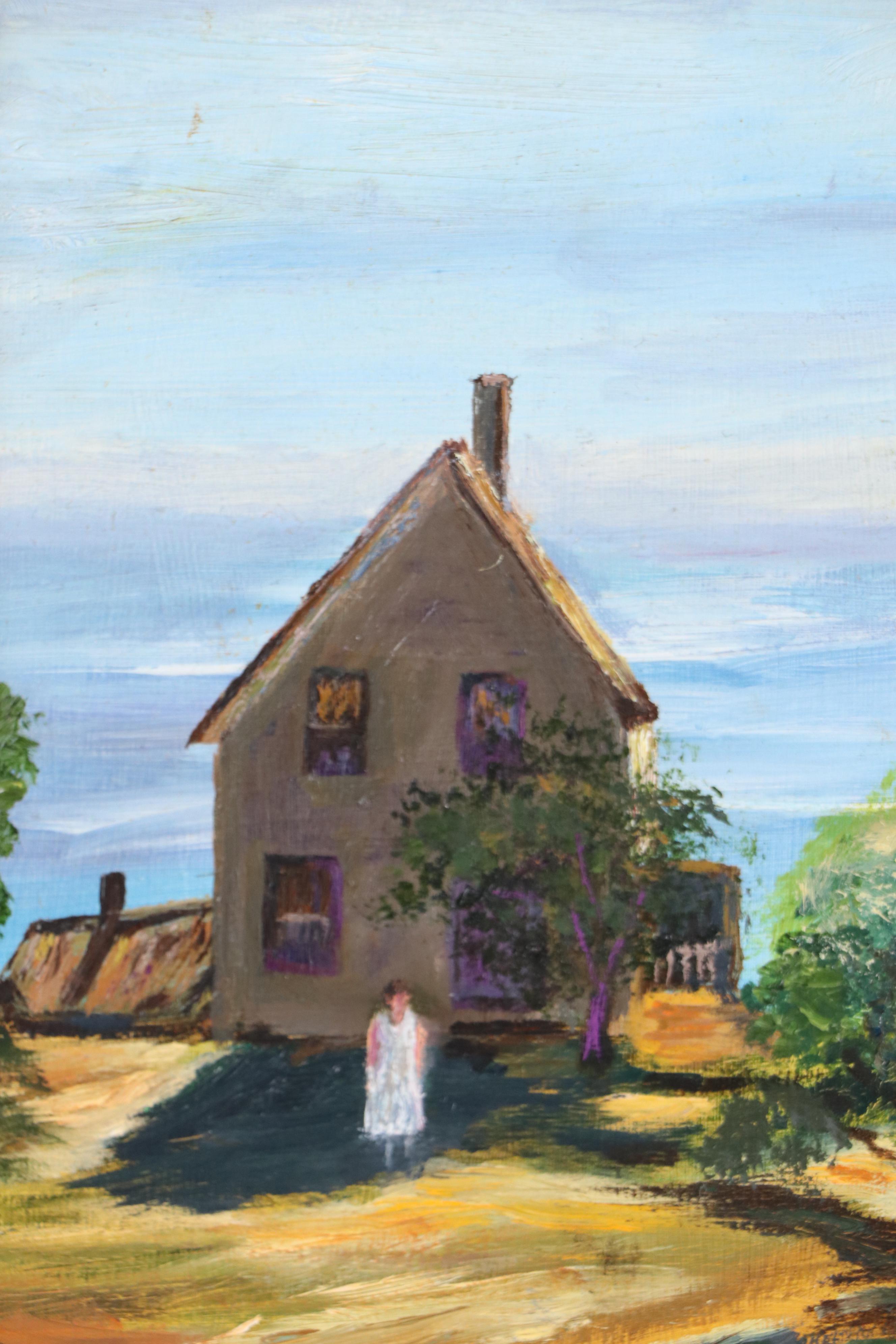 Rural Landscape Oil Painting "A Summer Morning"