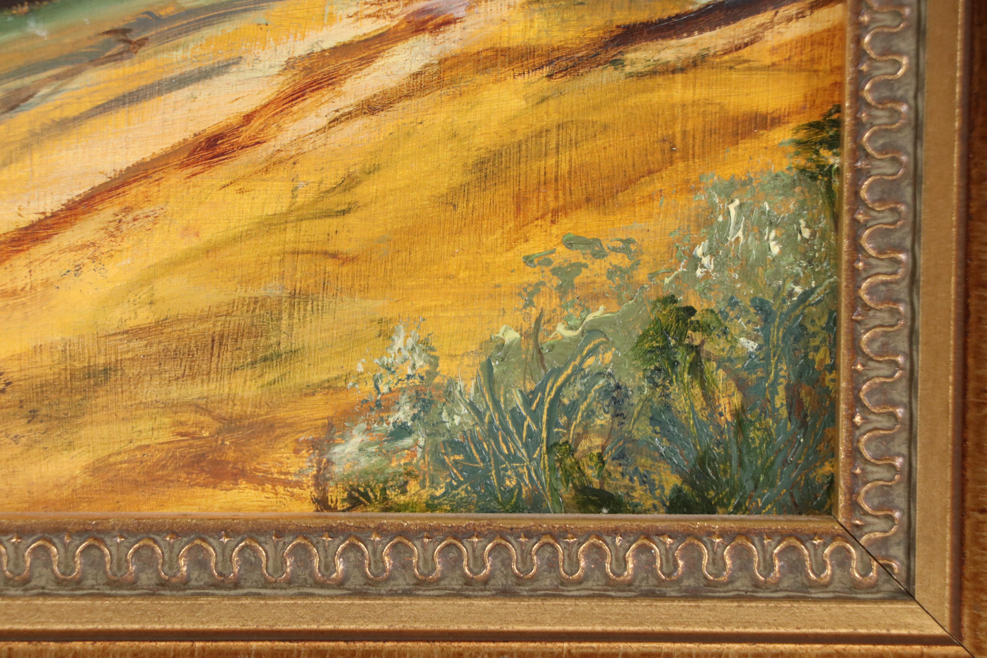 Rural Landscape Oil Painting "A Summer Morning"