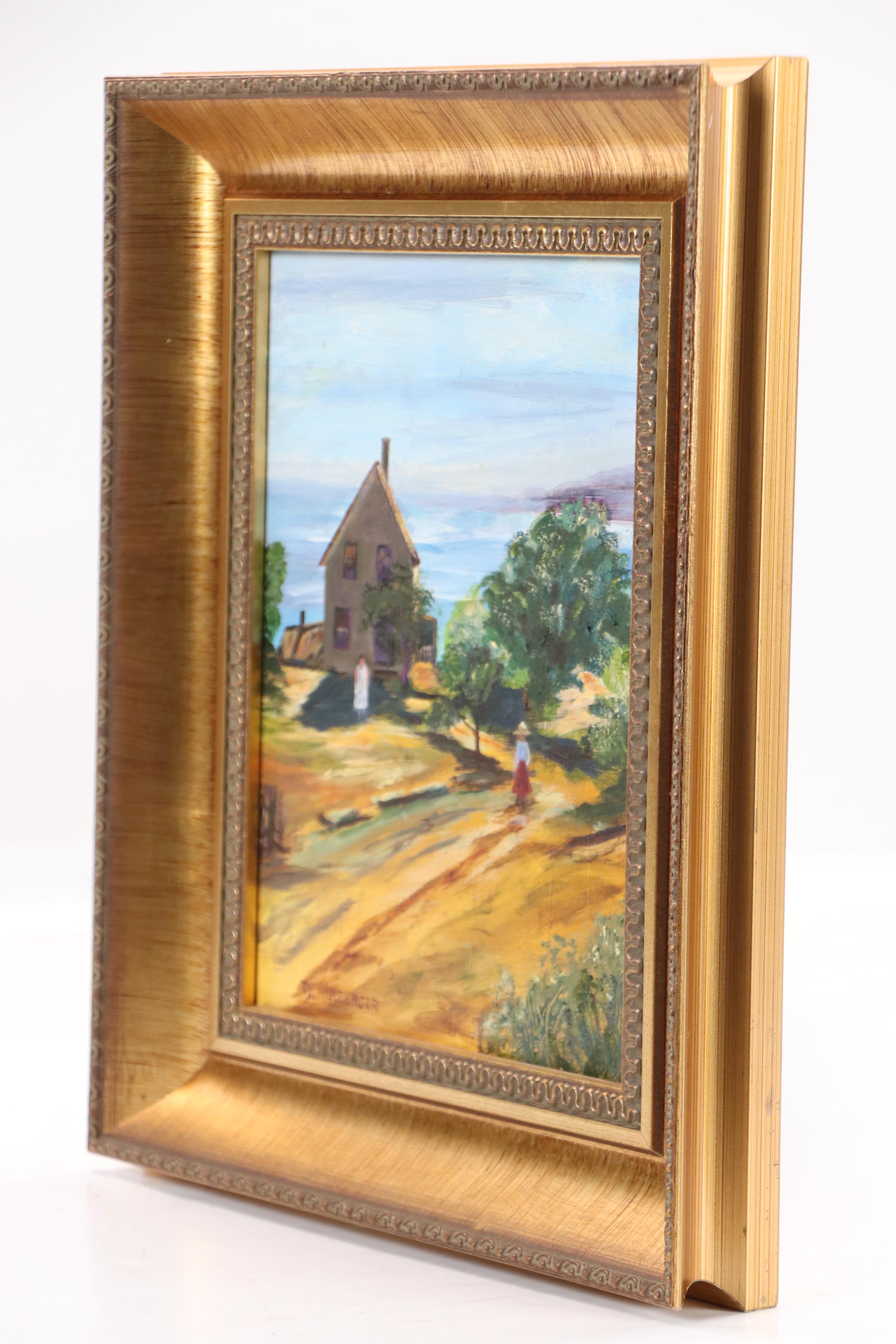 Rural Landscape Oil Painting "A Summer Morning"