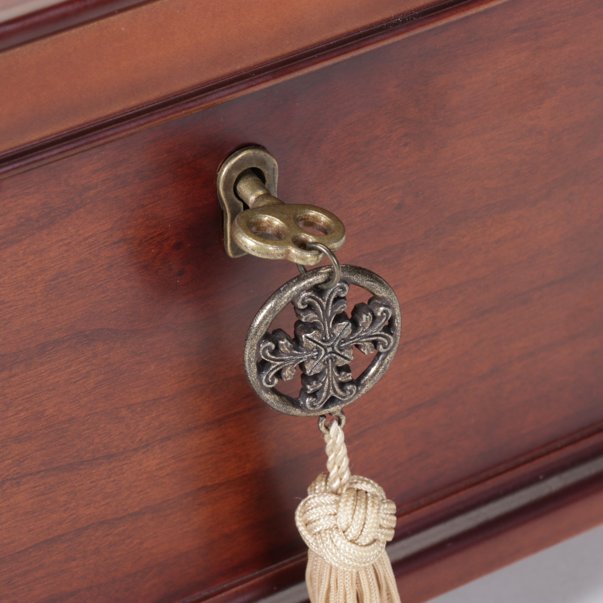 Bombay Company Mantel Clock and Jewelry Box