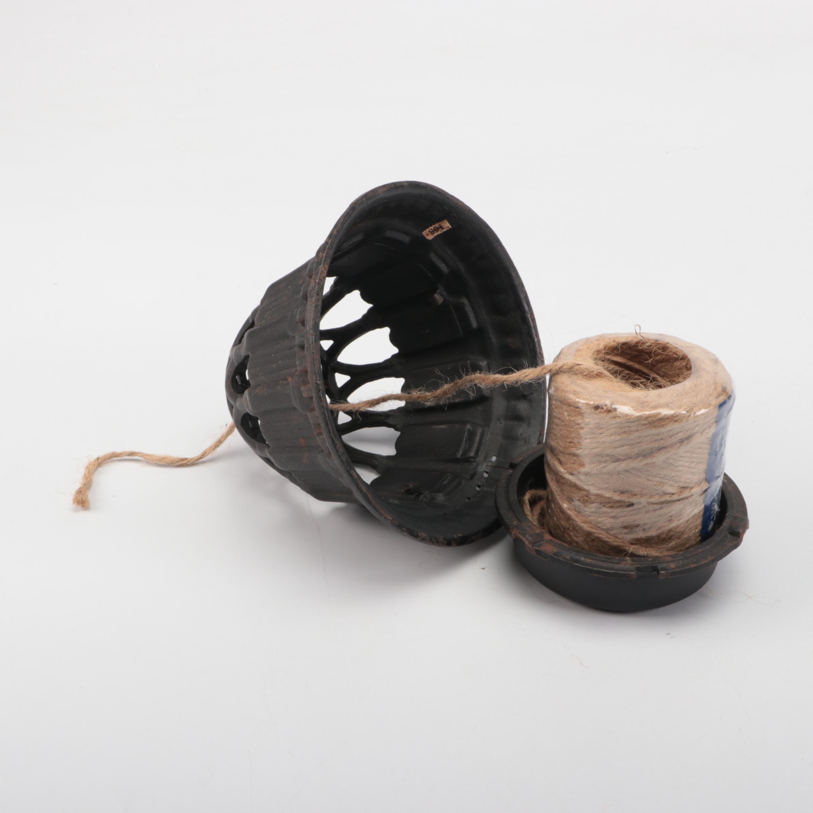 Cast Iron Dome Twine Dispenser