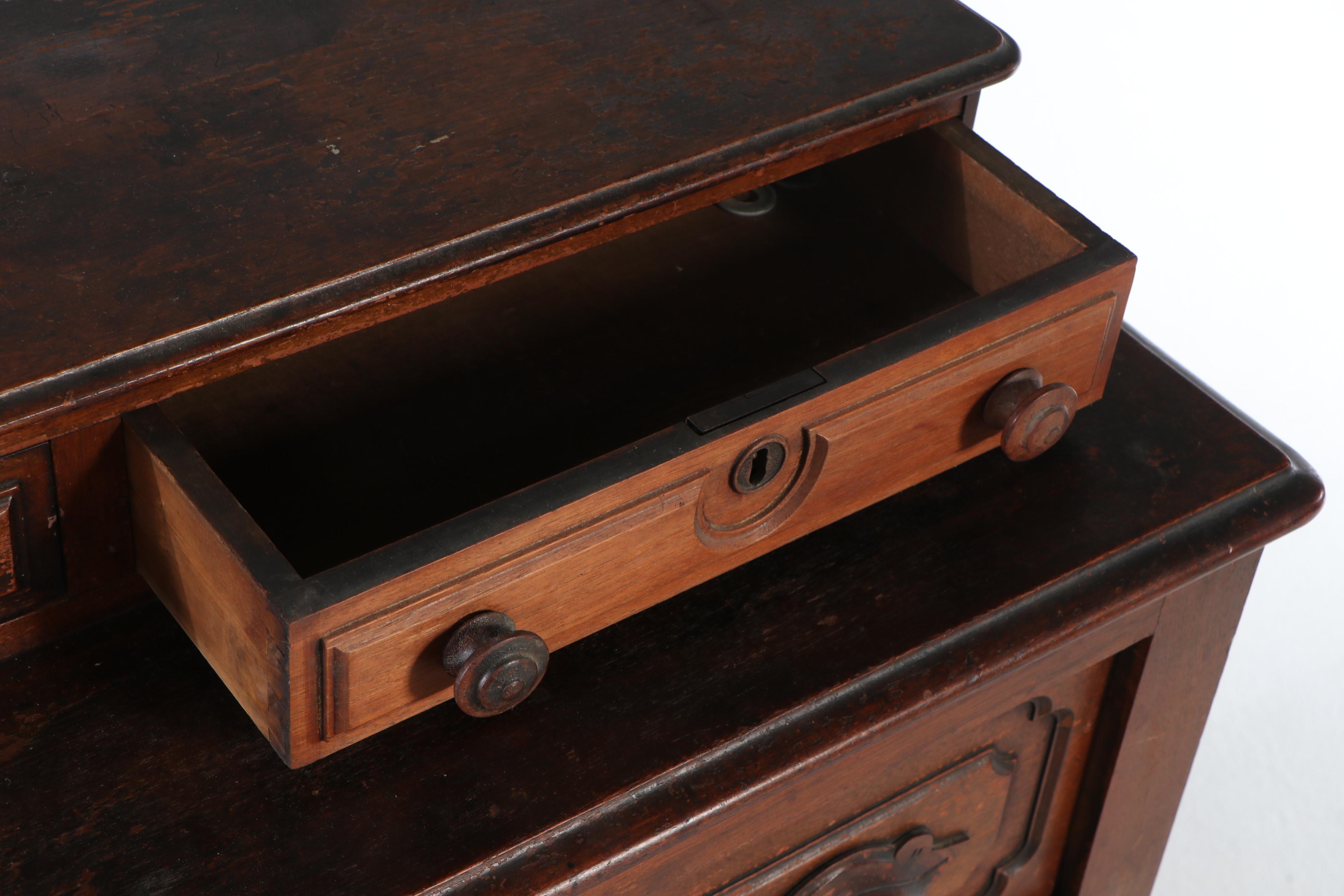 Victorian Walnut Dresser