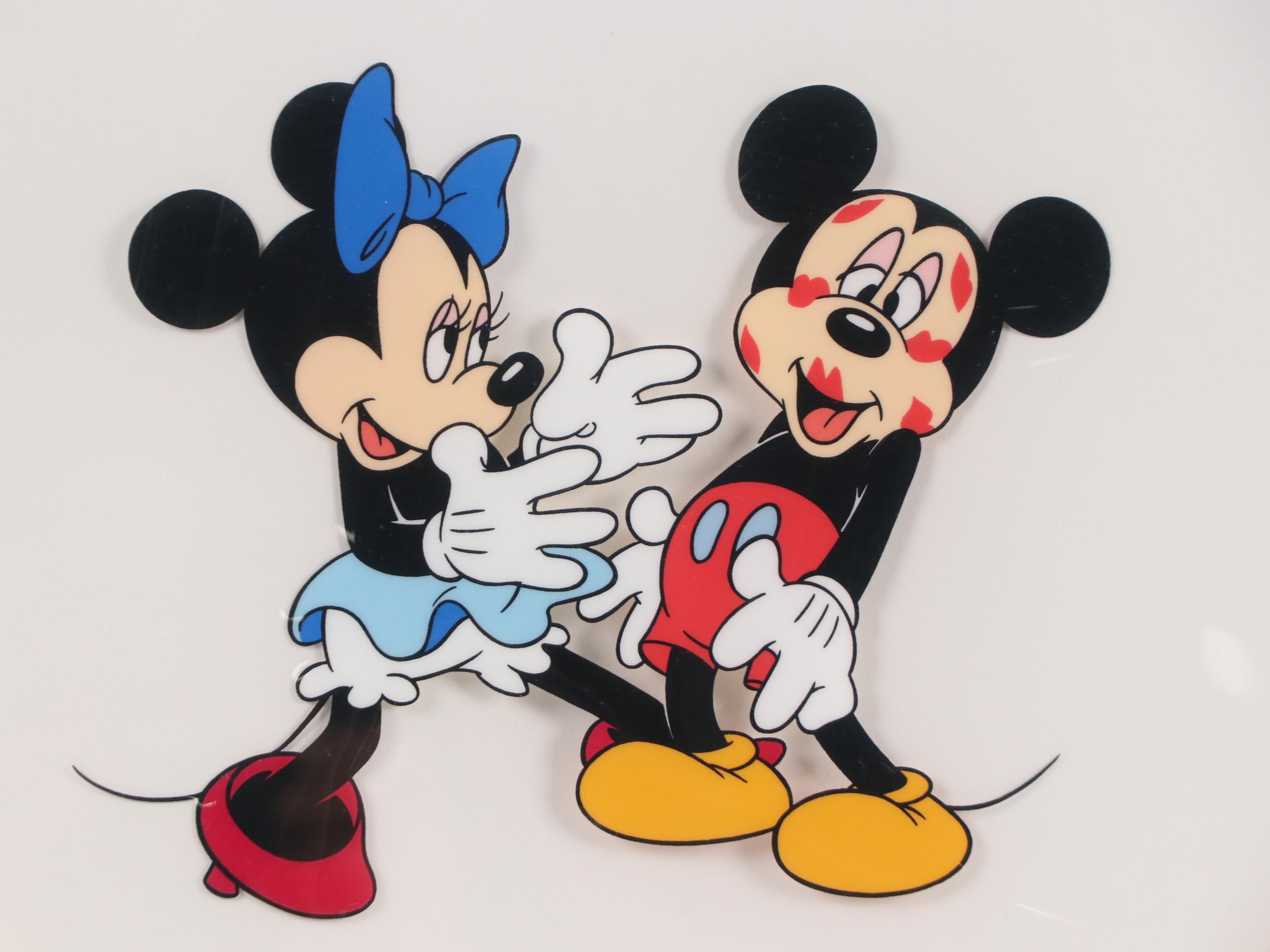 Disney "Minnie Loves Mickey" Sericel From "Mickey's Surprise Party"