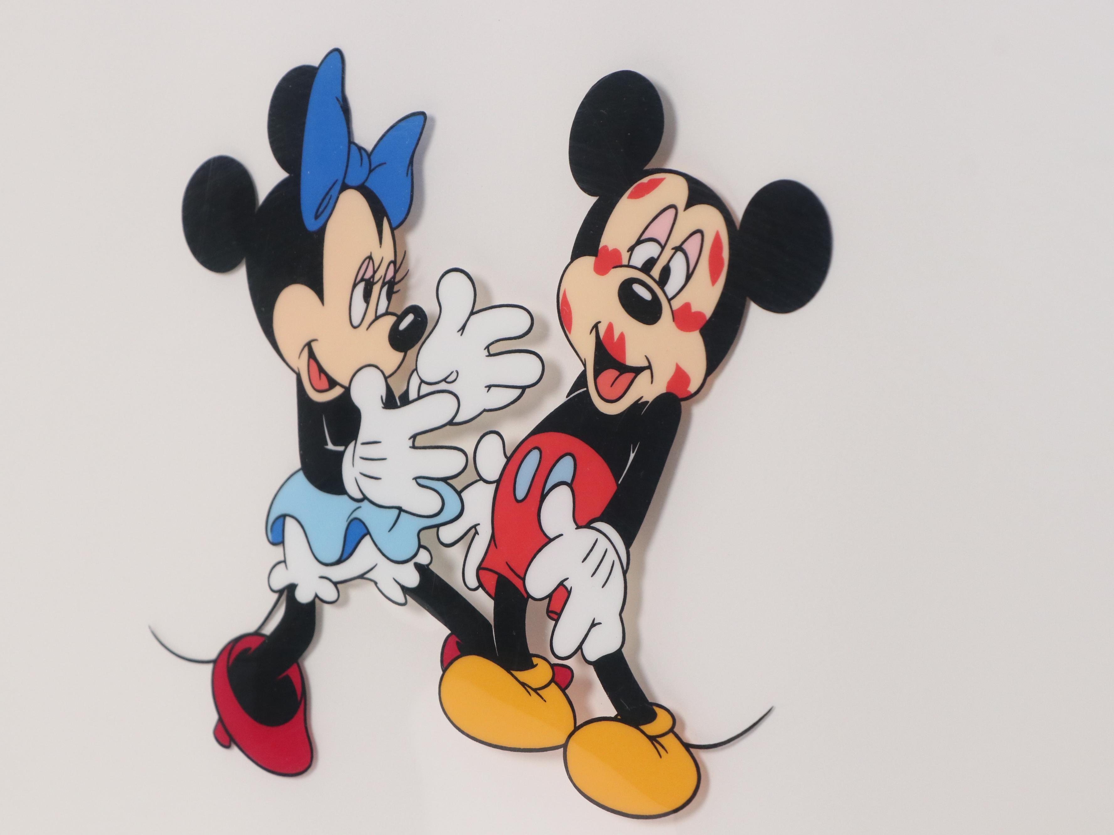 Disney "Minnie Loves Mickey" Sericel From "Mickey's Surprise Party"