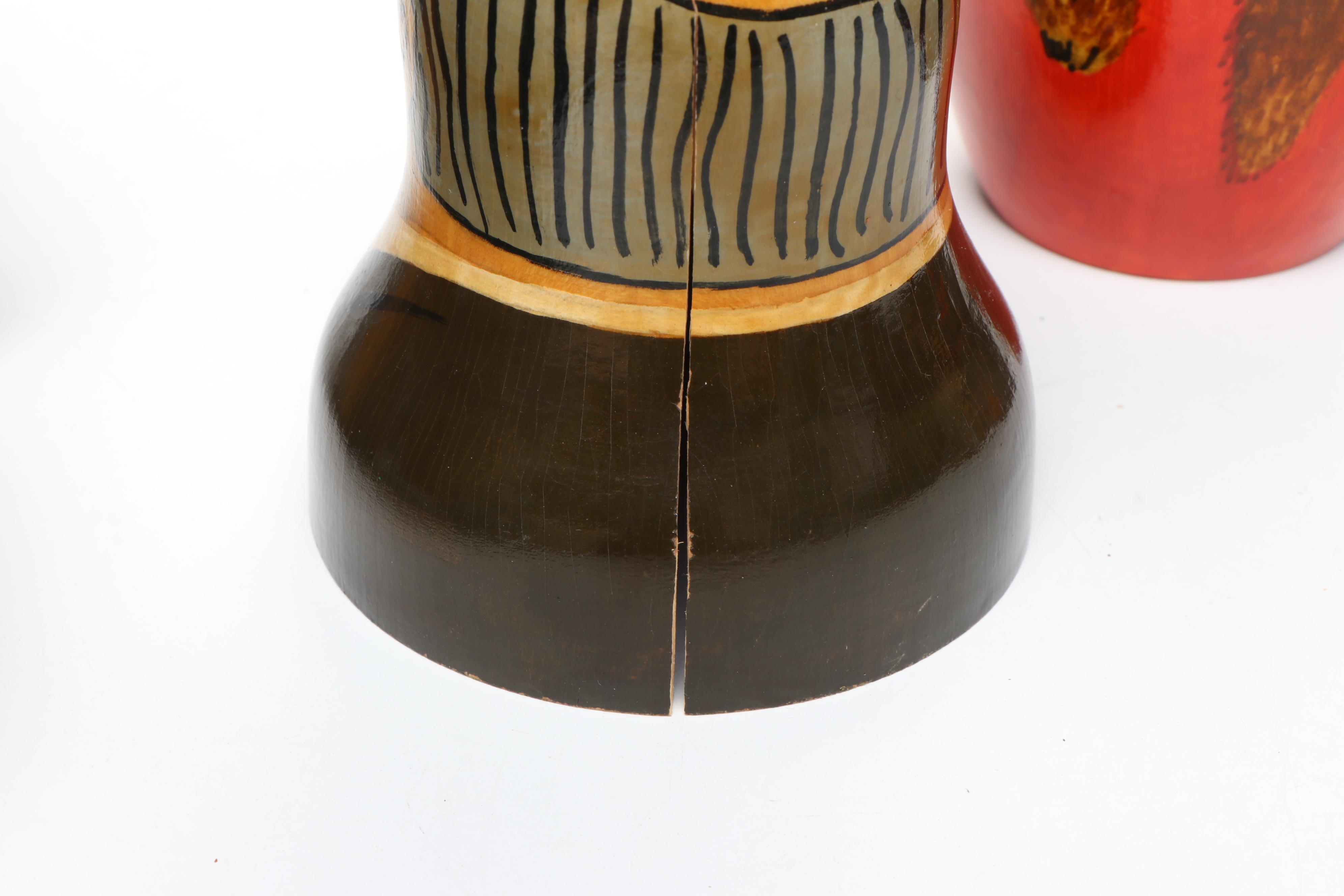 Russian Politicians and Other Painted Wooden Matryoshka Dolls