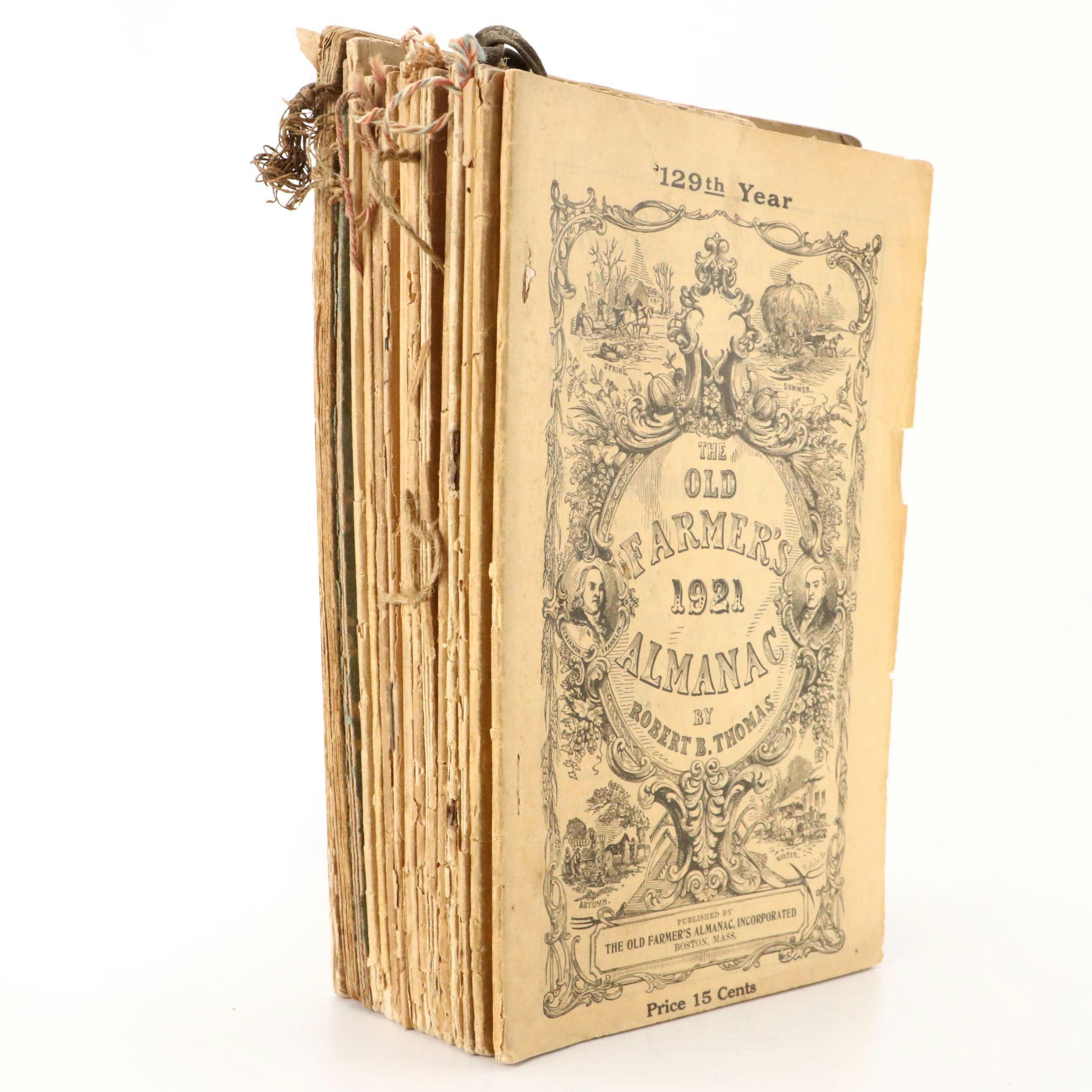 "The Old Farmers Almanac" and More Almanacs, 1791-1928