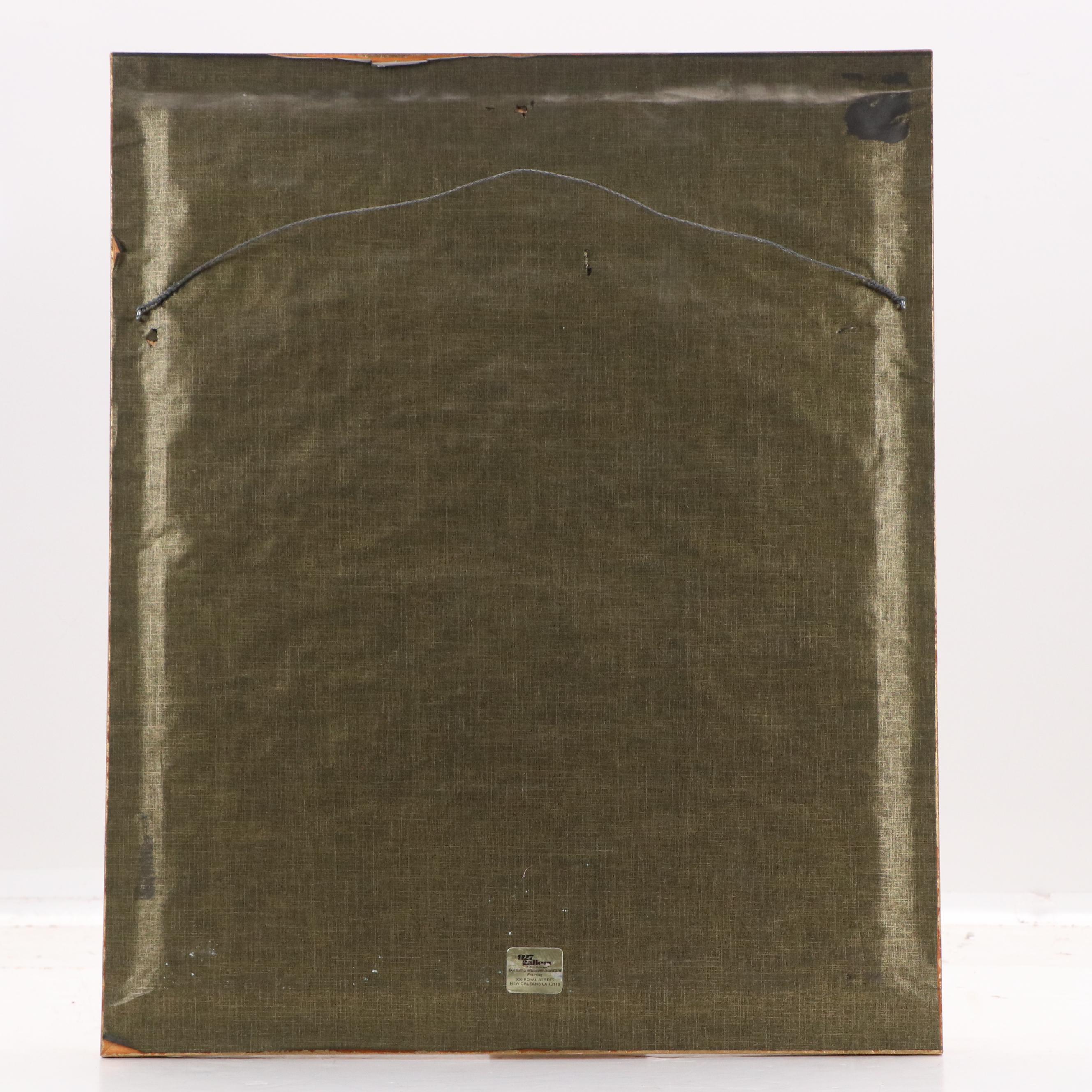 New Orleans French Quarter Street Scene Watercolor Painting