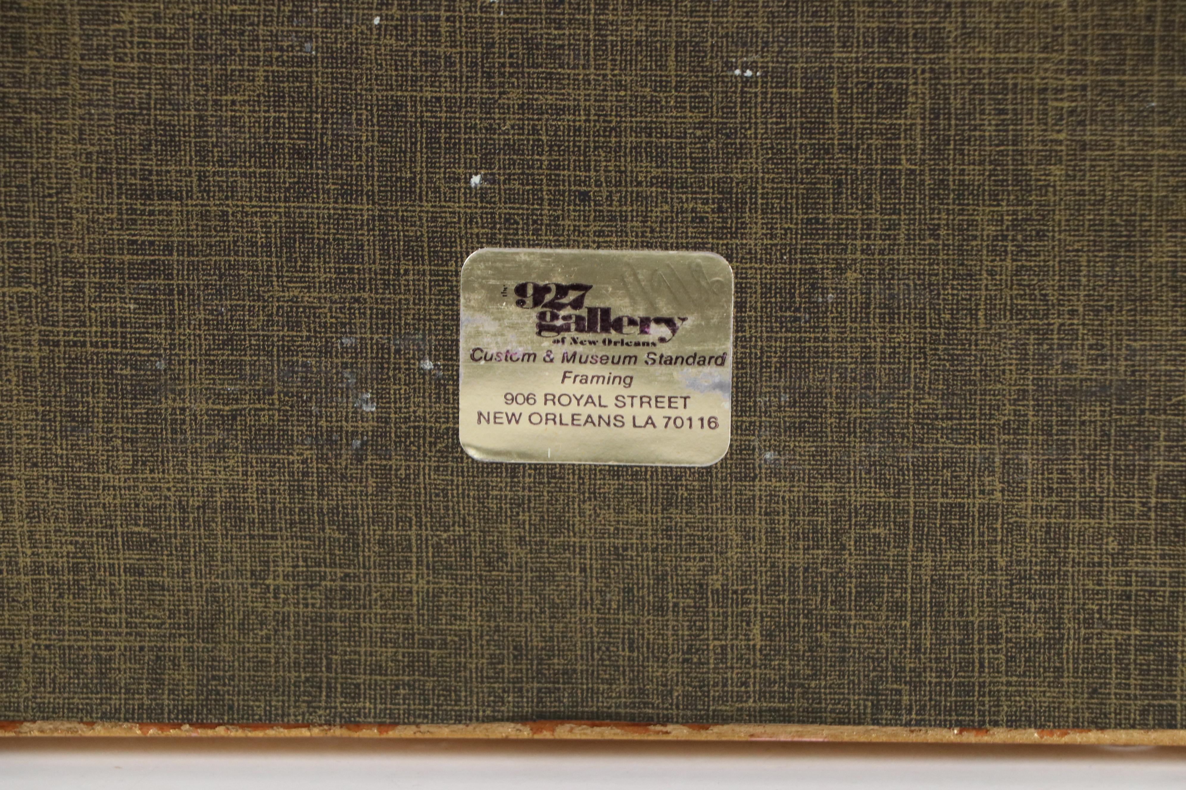 New Orleans French Quarter Street Scene Watercolor Painting