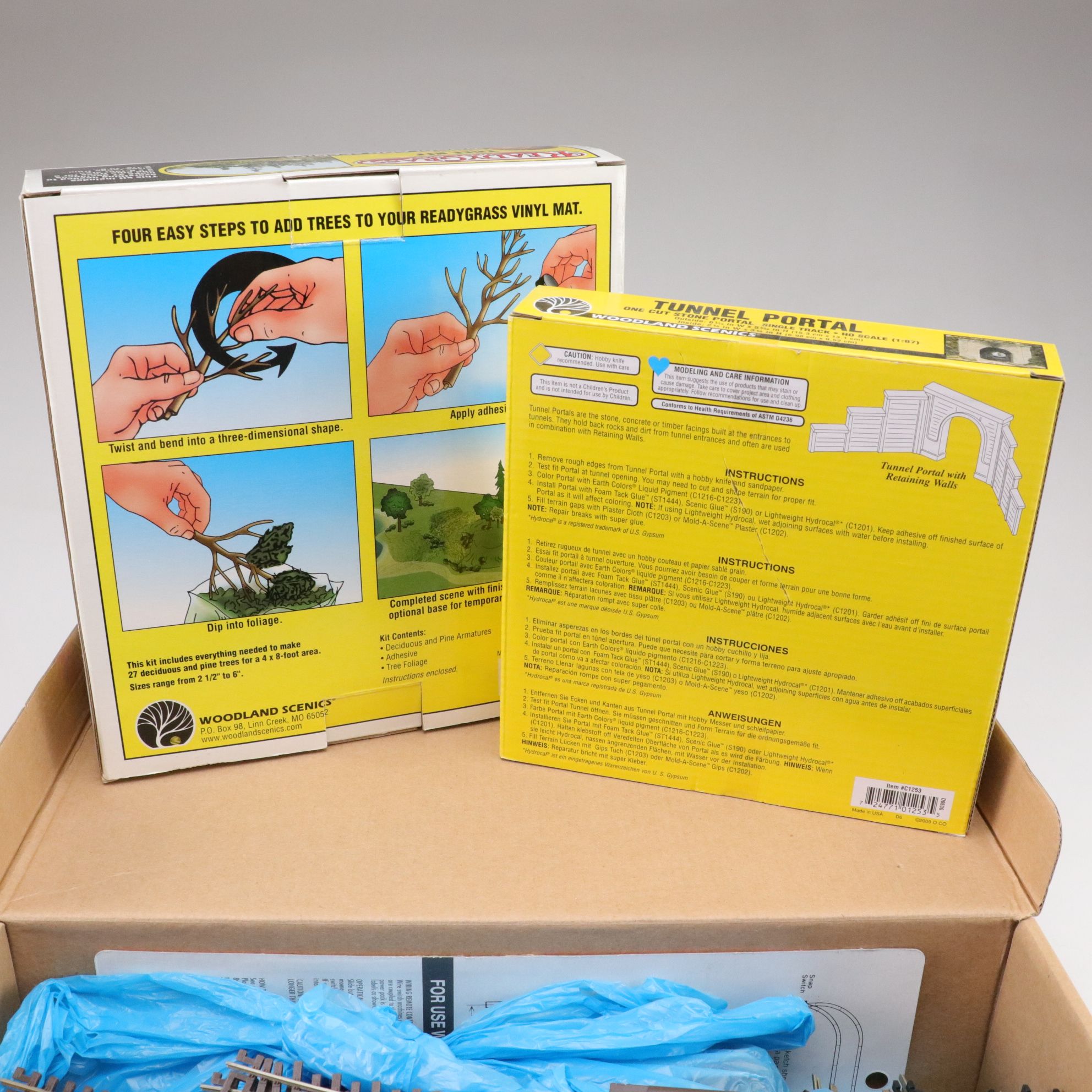 Miniature Train Kits Including HO Scale Railroad Scenery, Diecast Models & More