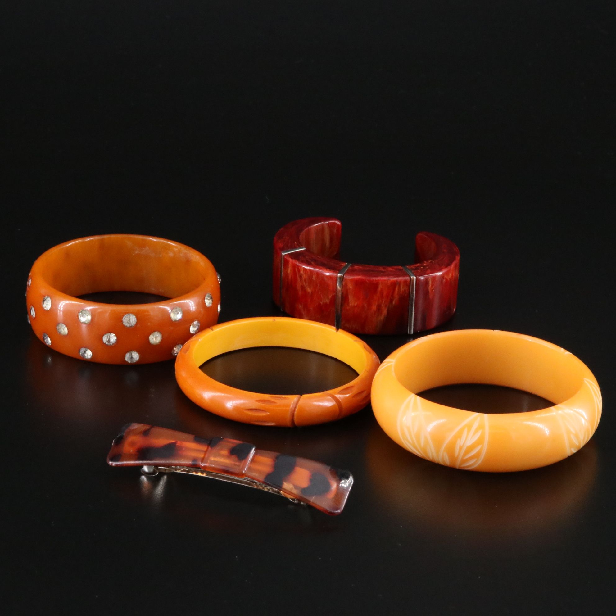 Vintage Jewelry Collection Featuring Bakelite