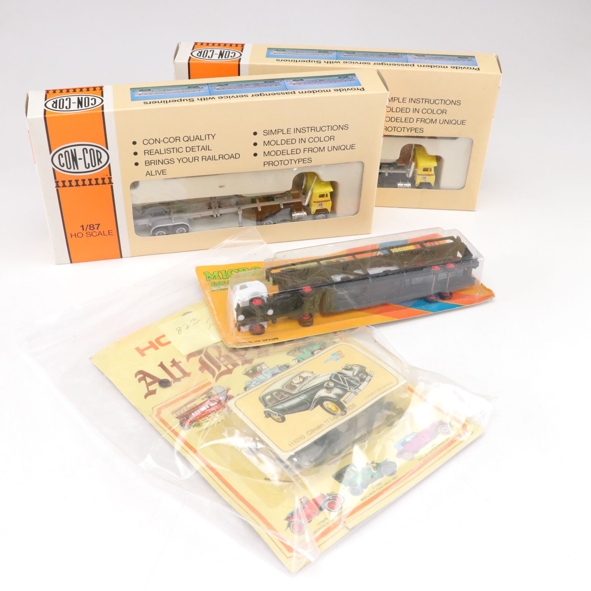 Miniature Train Kits Including HO Scale Railroad Scenery, Diecast Models & More