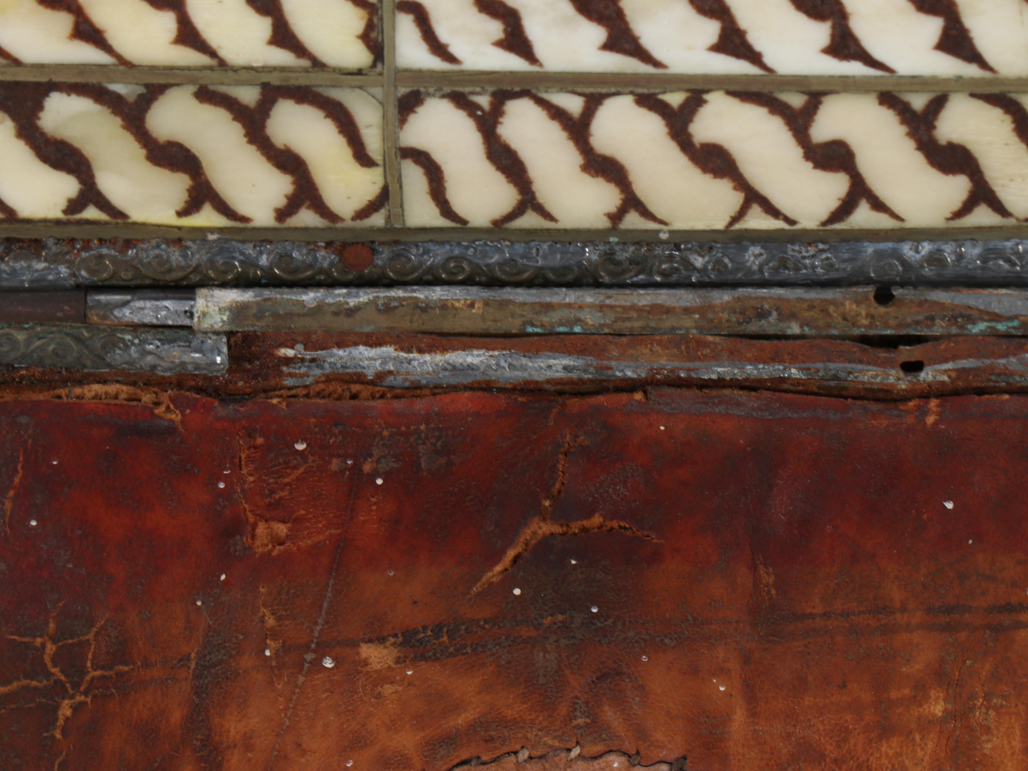 Turkish Semi-Precious Stone and Bone Mosaic Inlay Chest