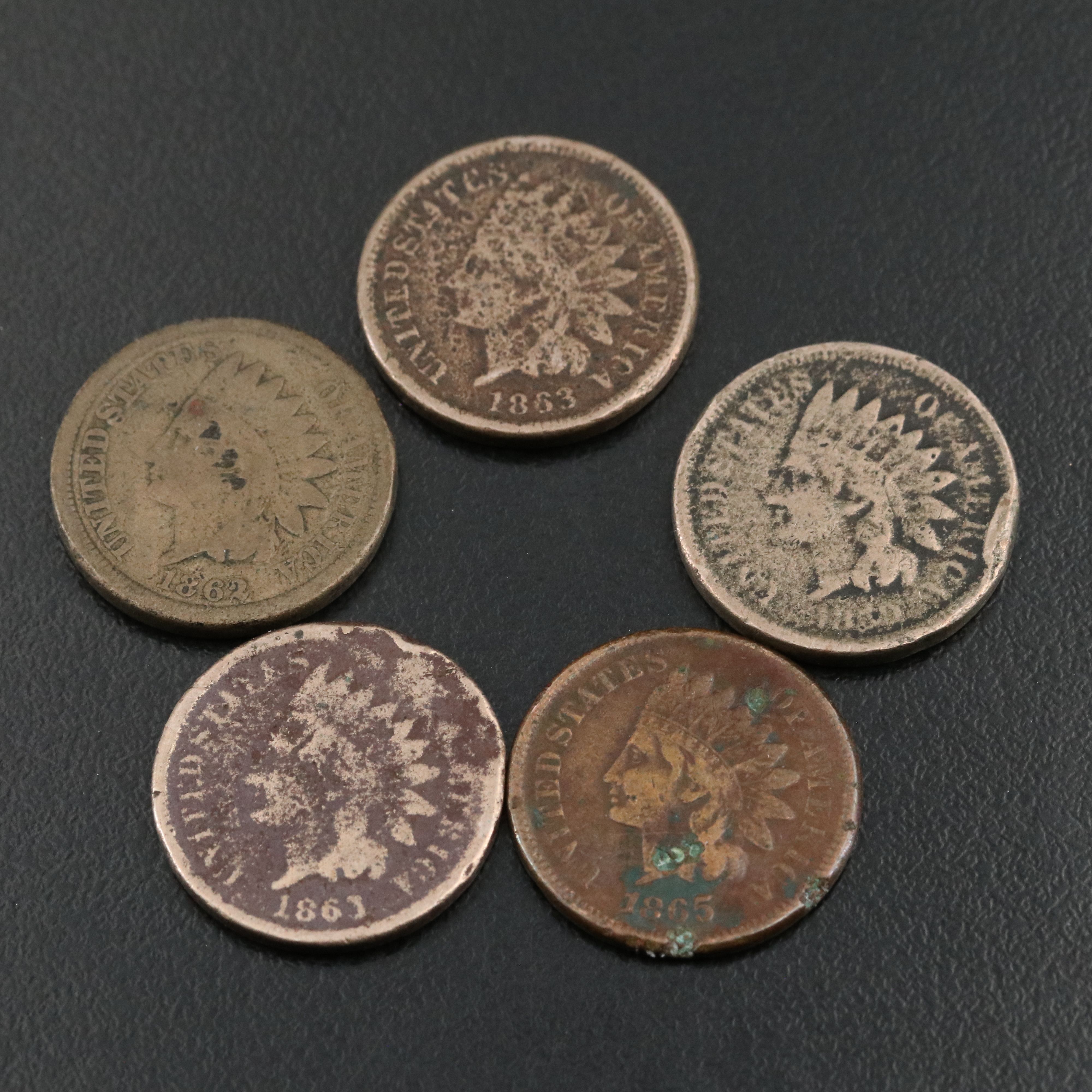 Collection of Fourteen U.S. Type Coins with Problems