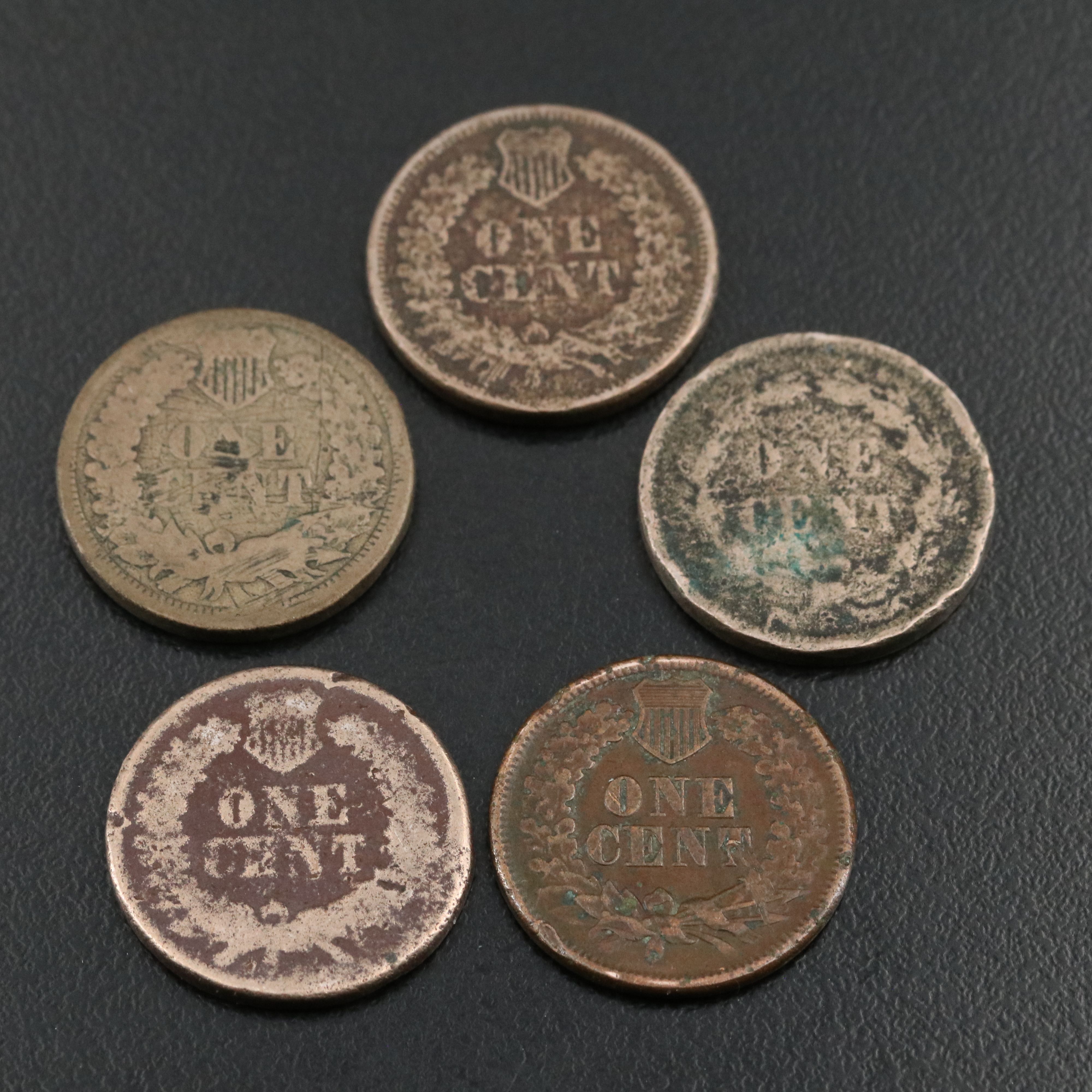 Collection of Fourteen U.S. Type Coins with Problems