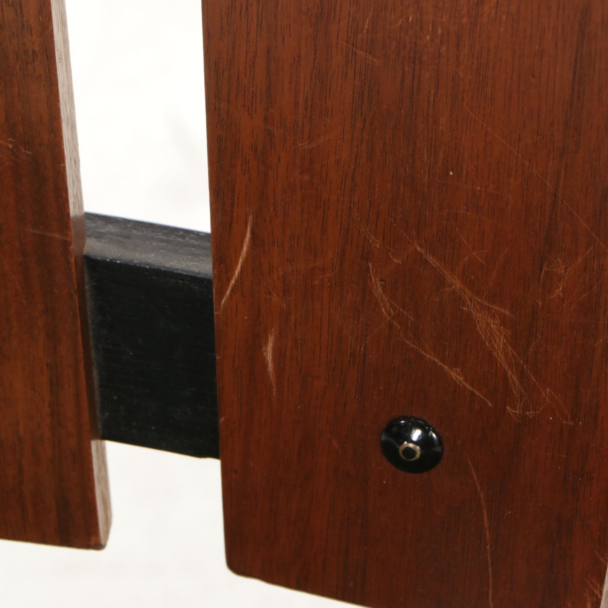 Metal Swivel Dining Chair with Upholstered Seat, Wood Back Panels and Wood Base