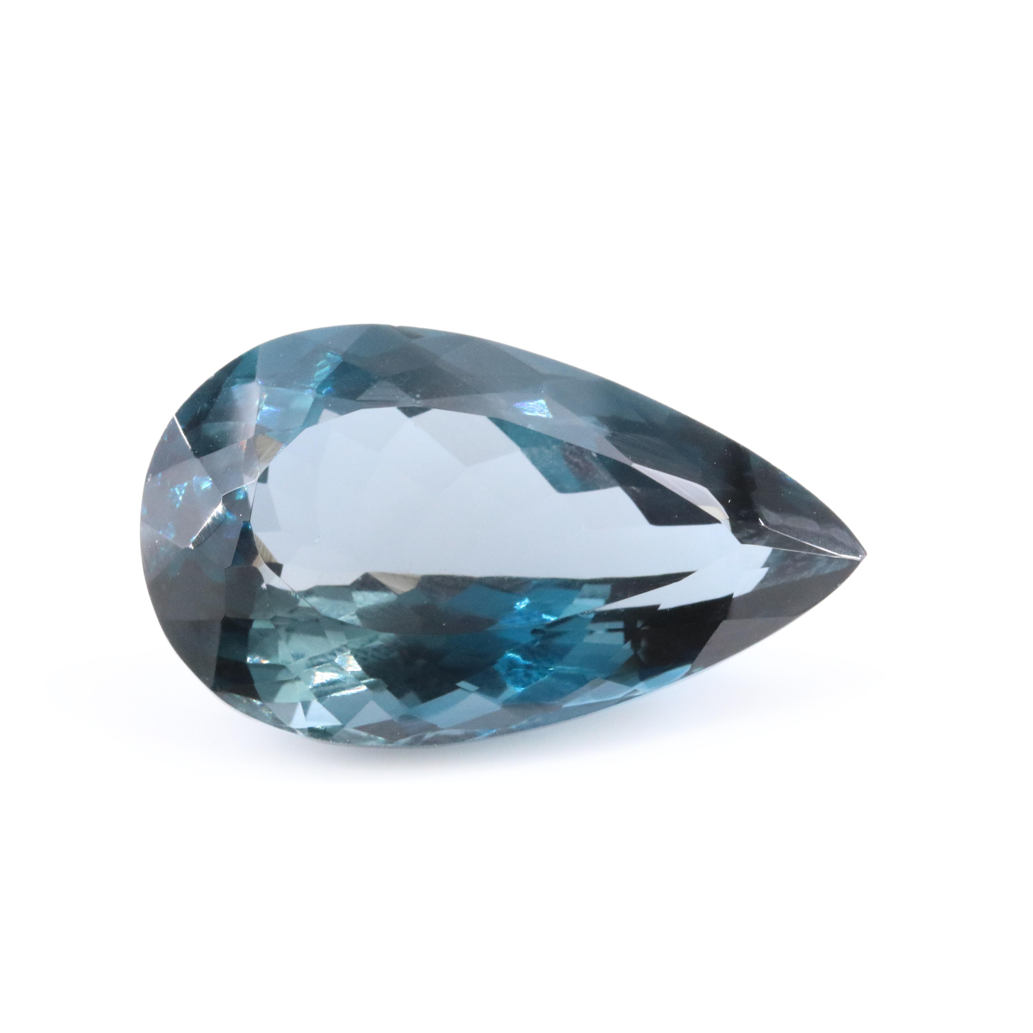 Loose 35.61 CT London Blue Topaz