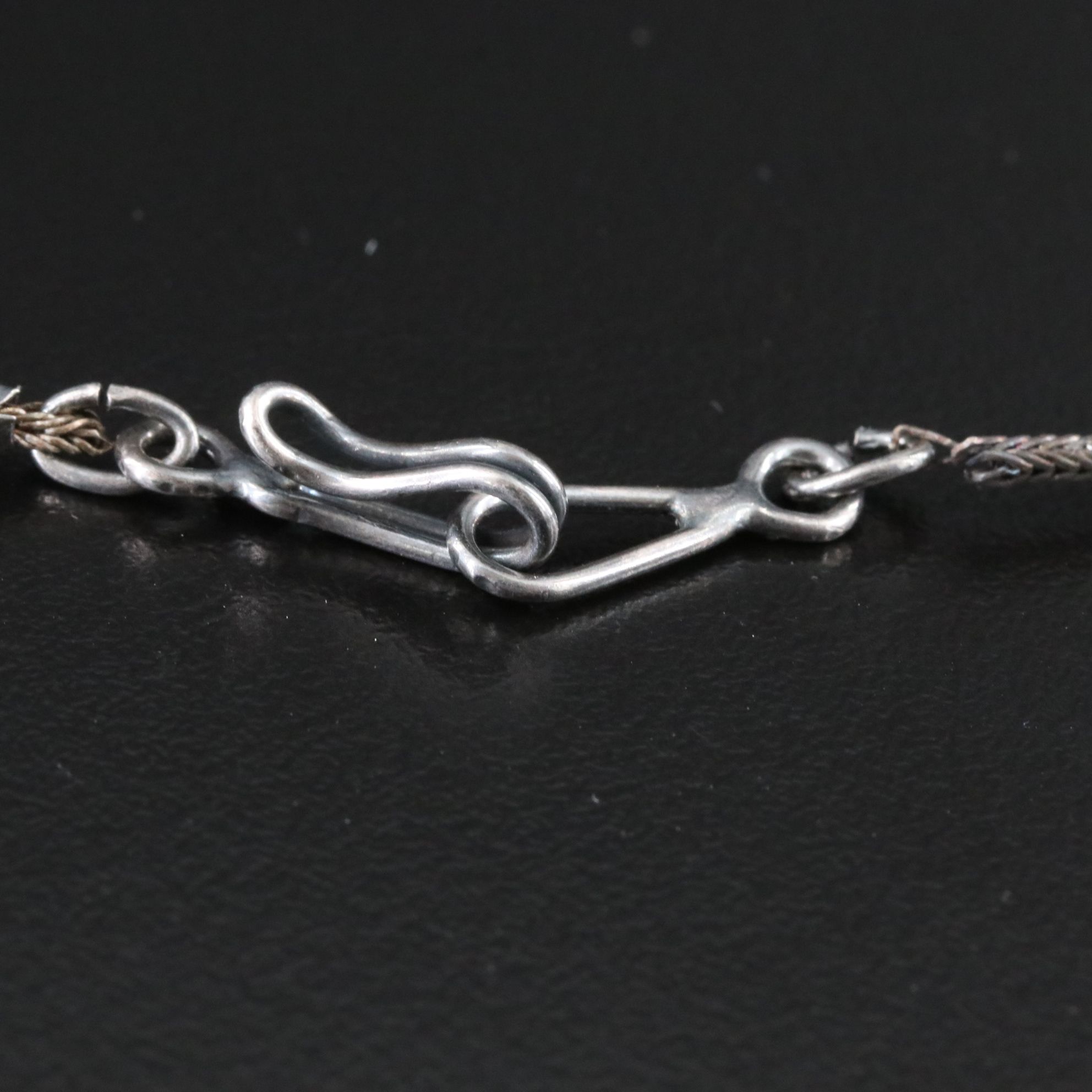 Southwestern Sterling Squash Blossom Necklace