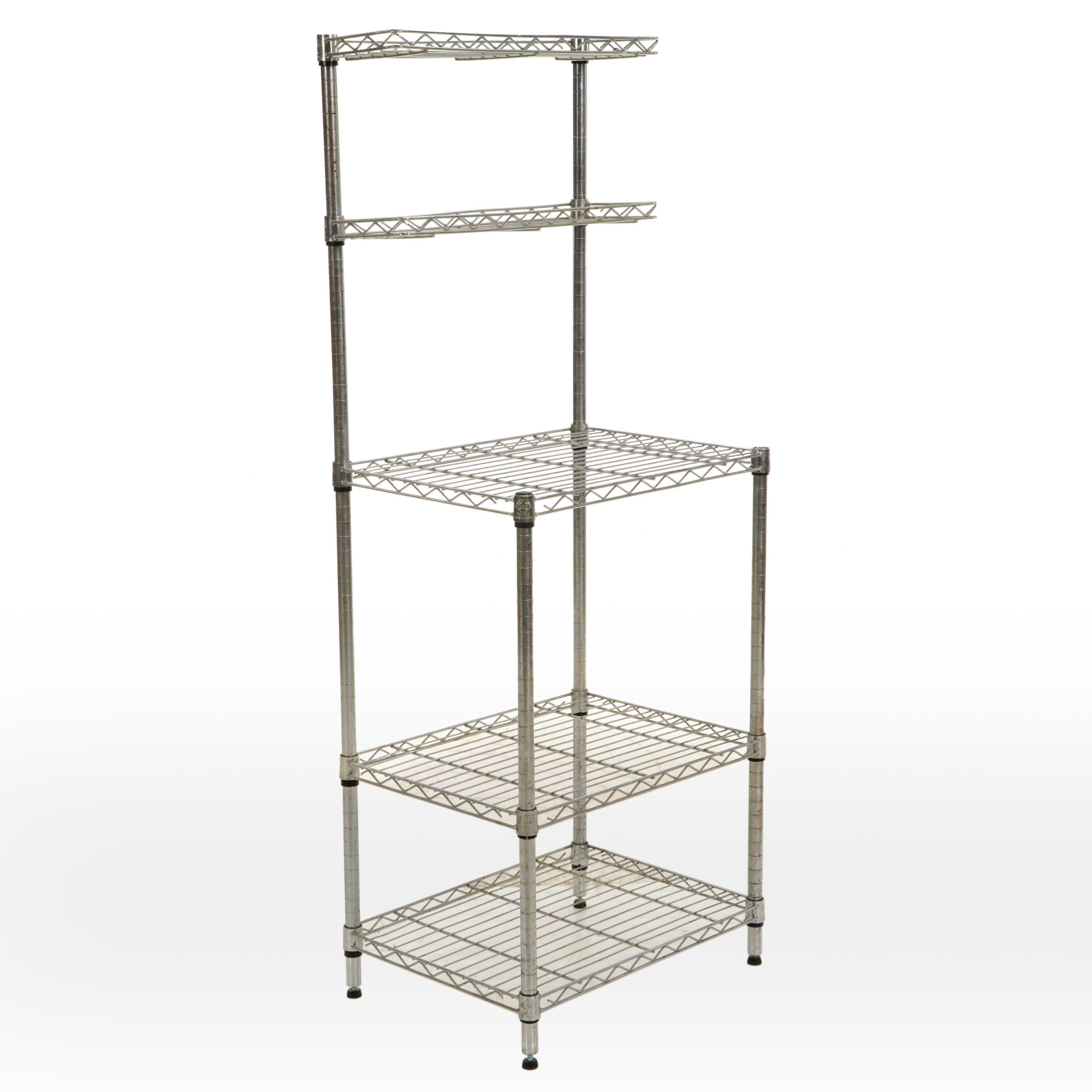 Industrial Chrome ShelfTech NSF Metal Wire Baker's Rack