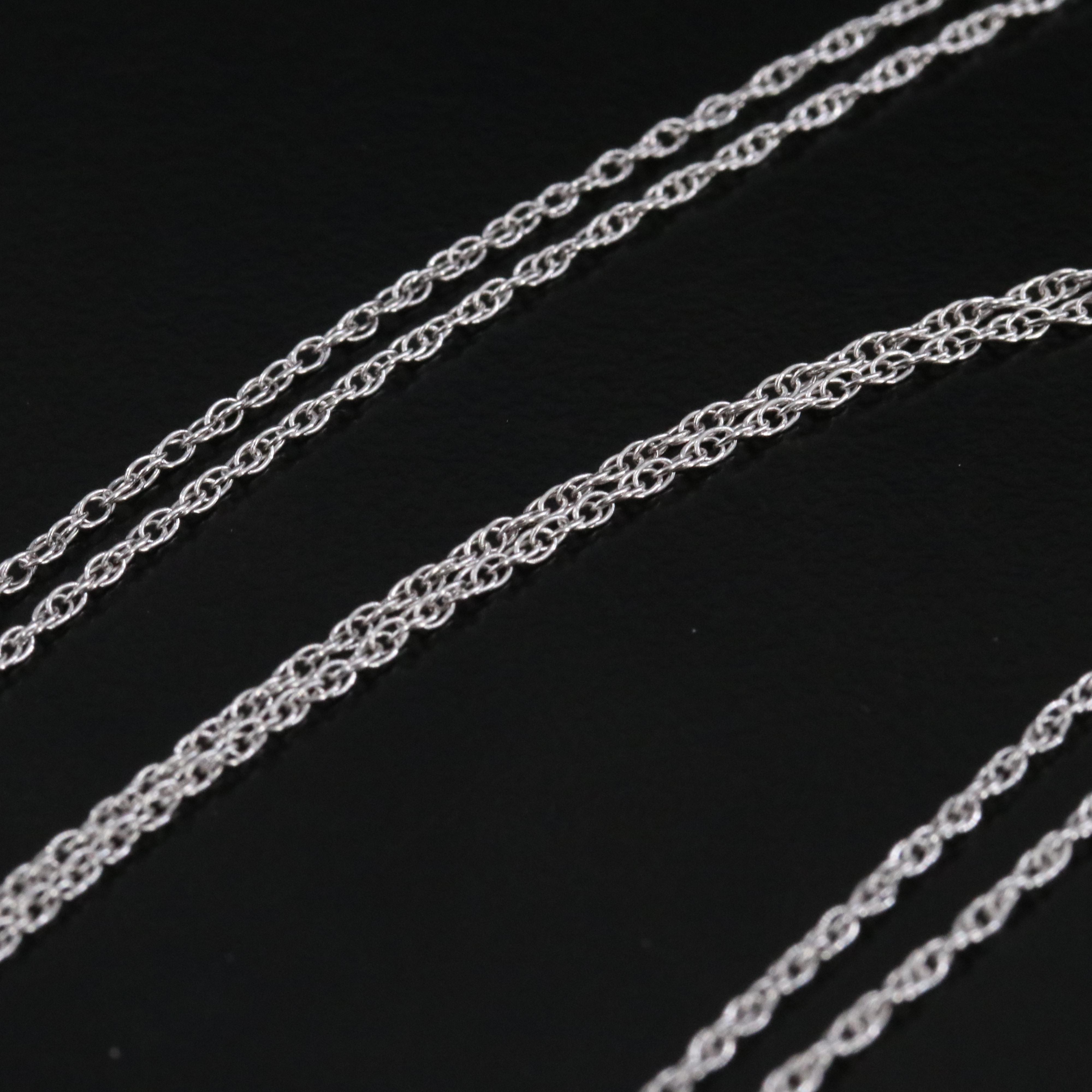Sterling Diamond Pendant Necklace