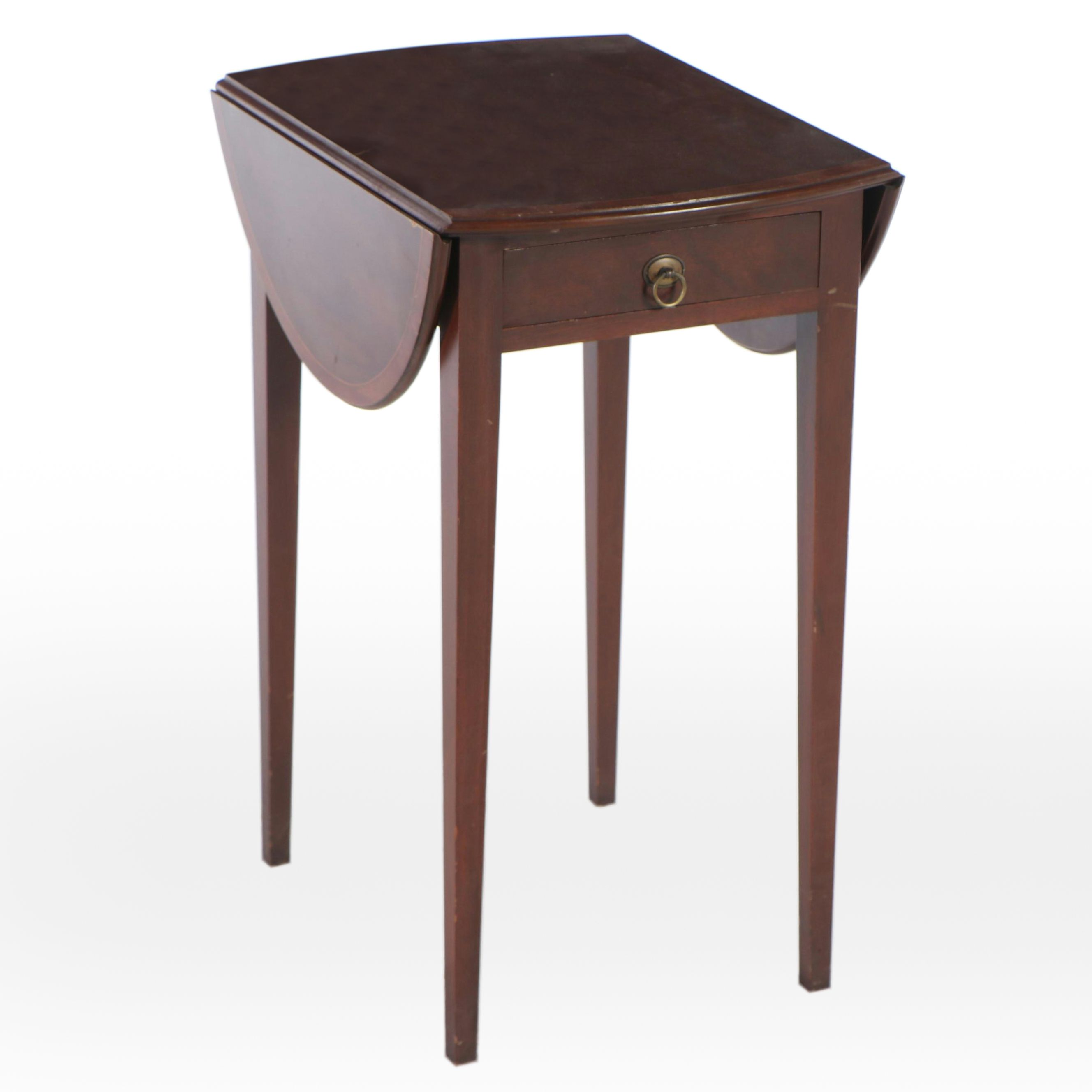 Mahogany Drop Leaf Side Table