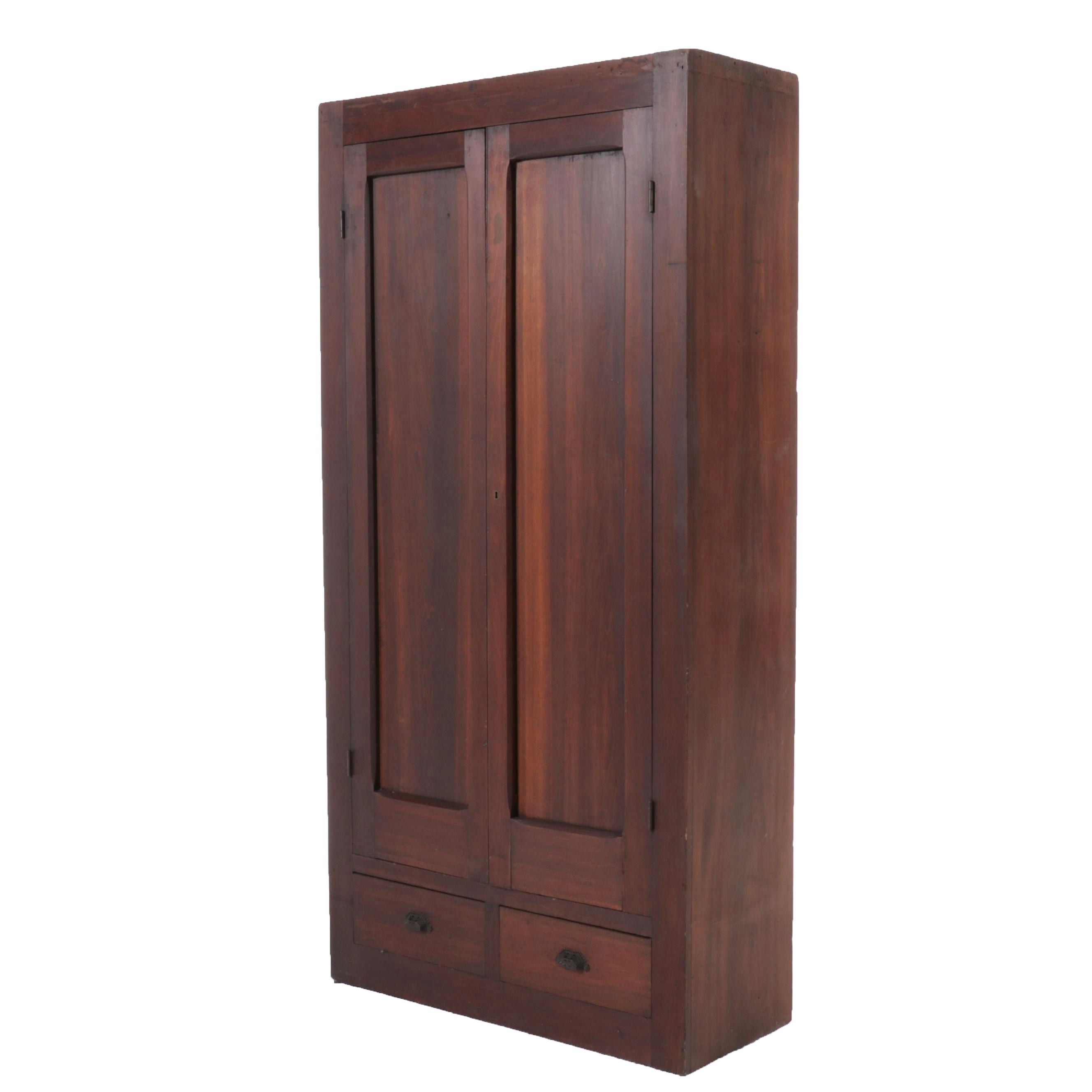 Traditional Style Mahogany Wardrobe