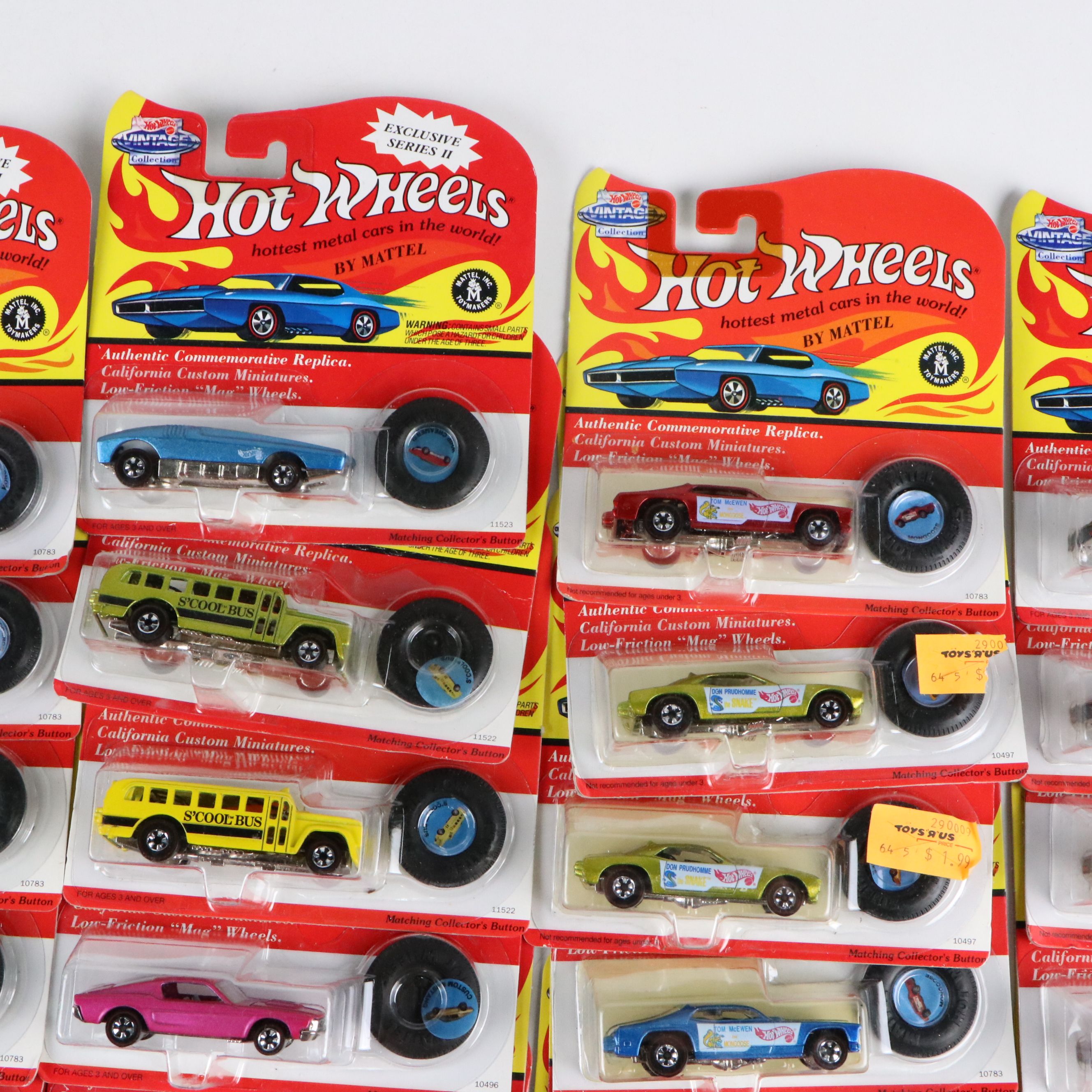 Hot Wheels Vintage Collection Toy Cars