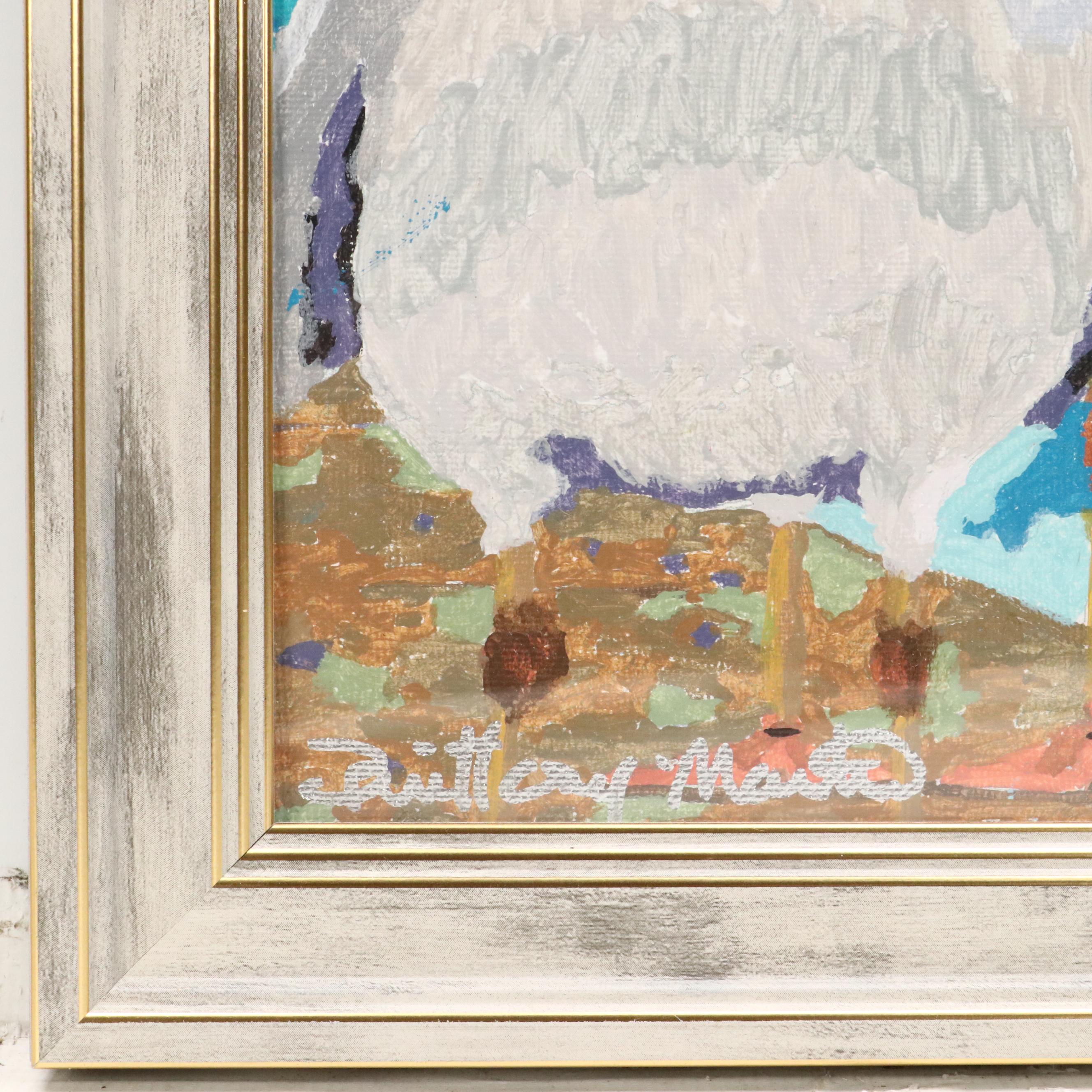 Brittony Martin Acrylic Painting "Looking at you Seagulls," 2025