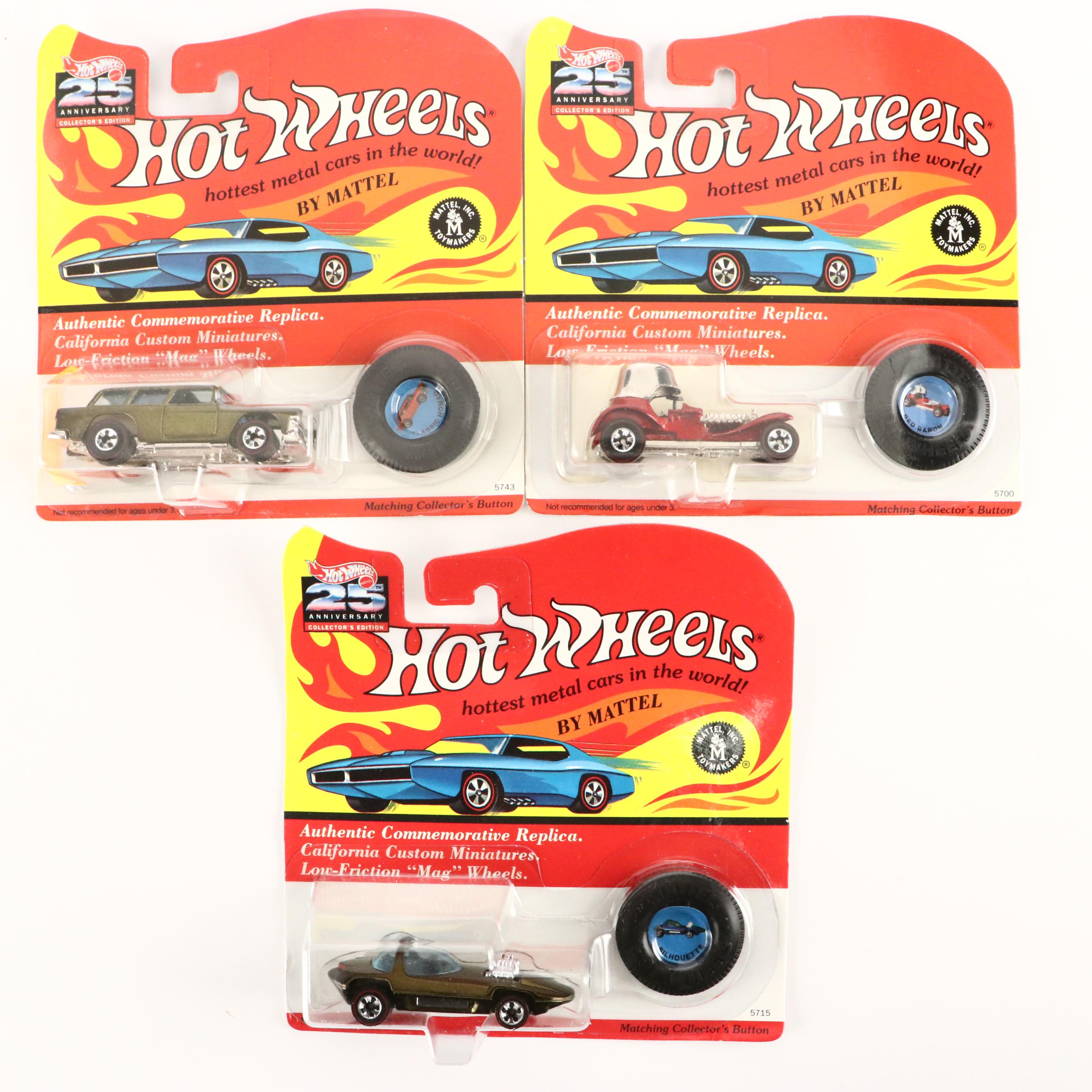 Hot Wheels 25th Anniversary Collectors Edition Toy Cars