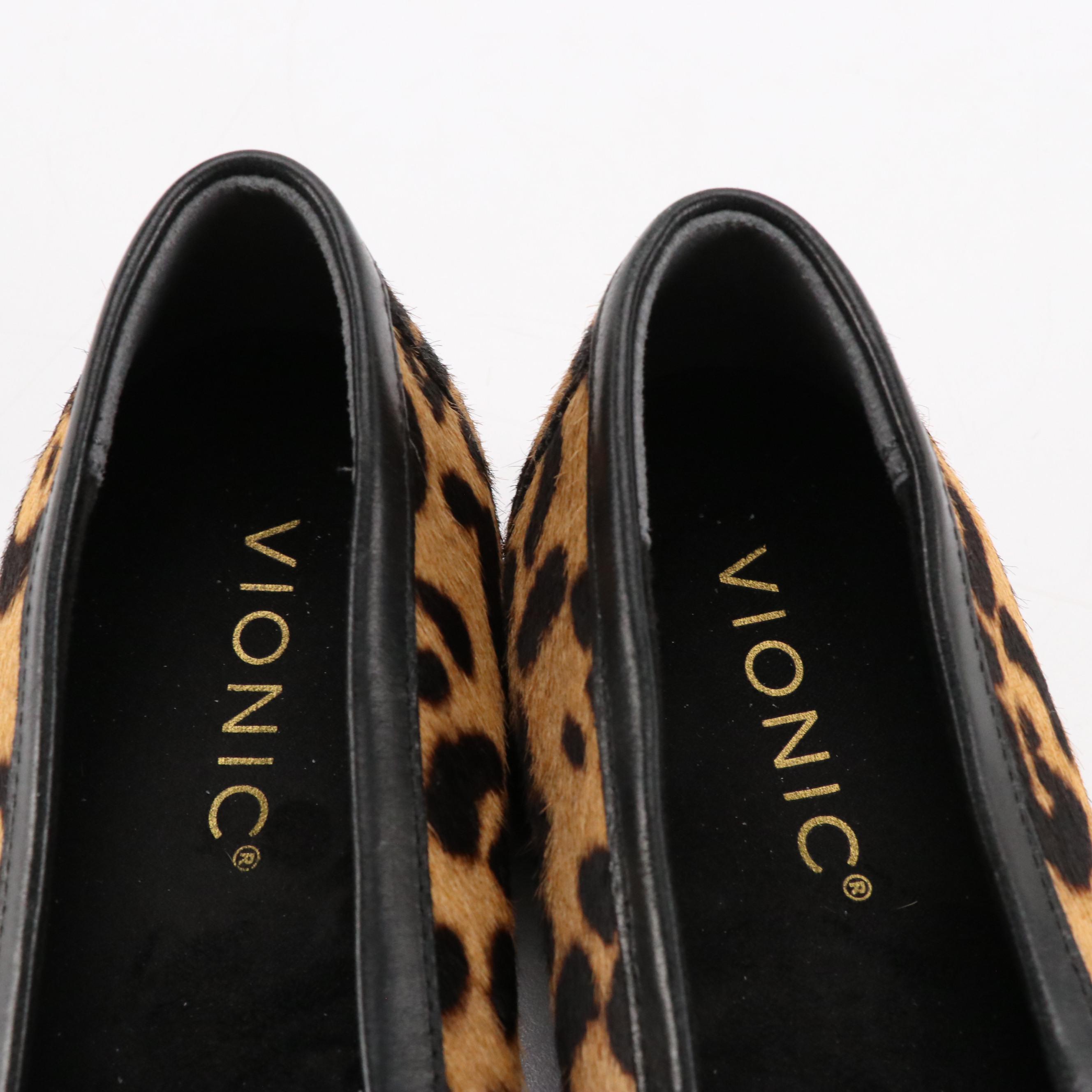 Vionic Sella Loafers and Katherine Kelly Renata Slingbacks in Dyed Calf Hair