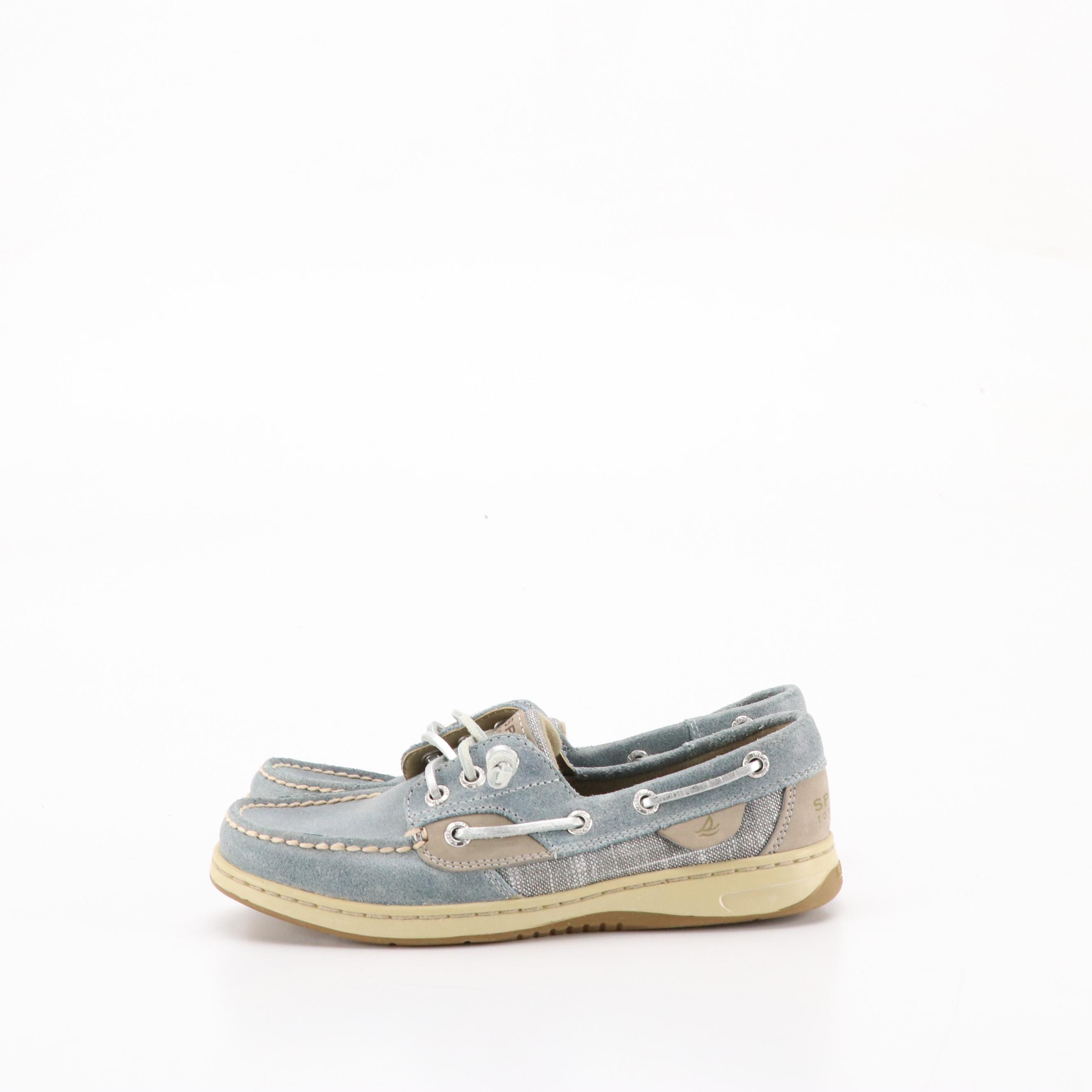 Sam Edelman Christy Loafers and Sperry Top-Sider Blue Suede Boat Shoes